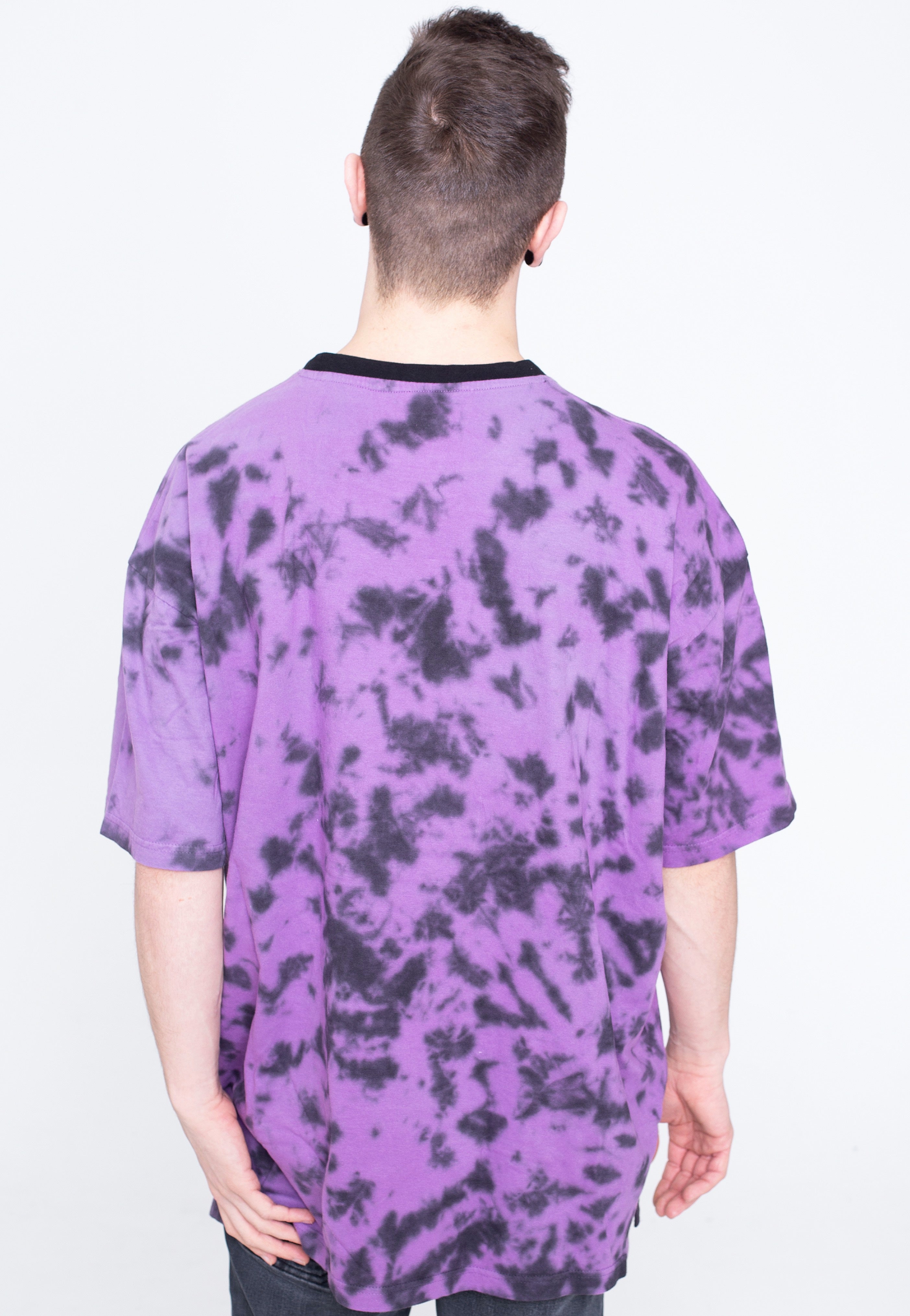 Pokémon - Ghost Tie-Dye Purple Oversized - T-Shirt | Men-Image