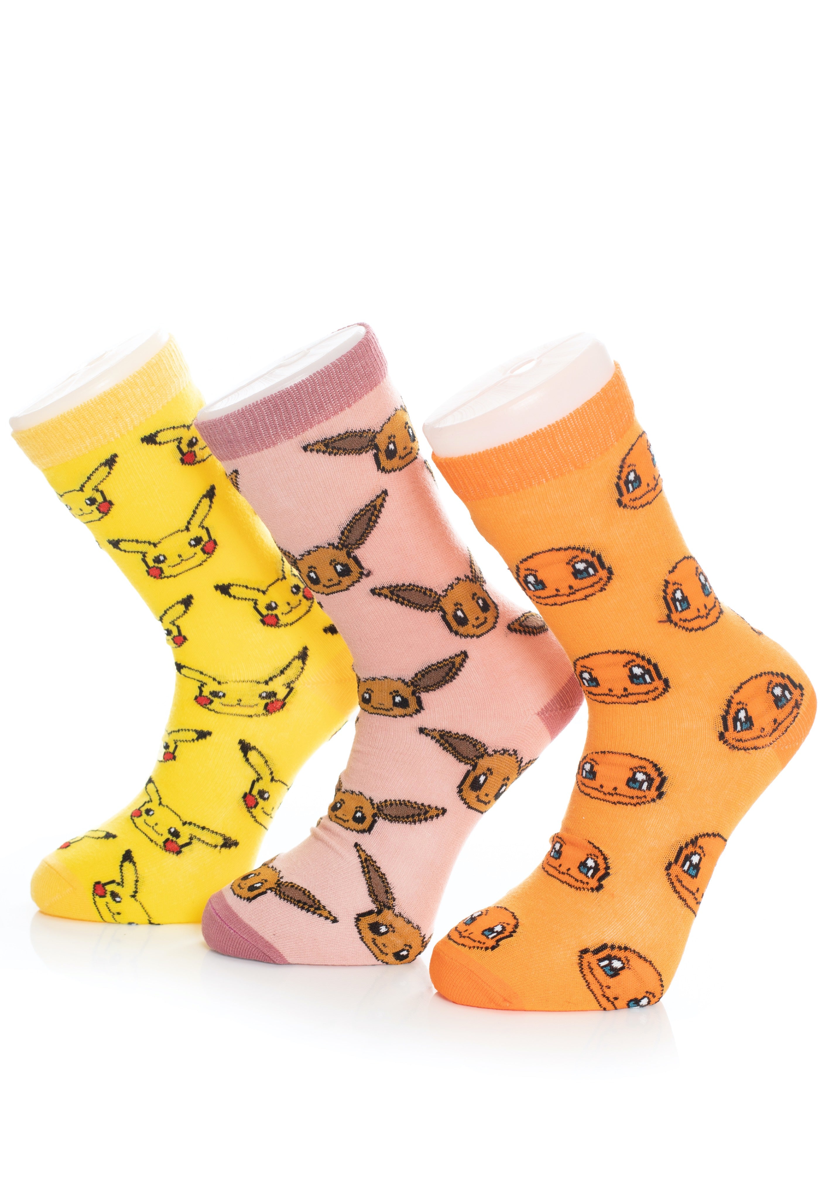 Pokémon - Crew 3 Pack Multicolor - Socks | Neutral-Image