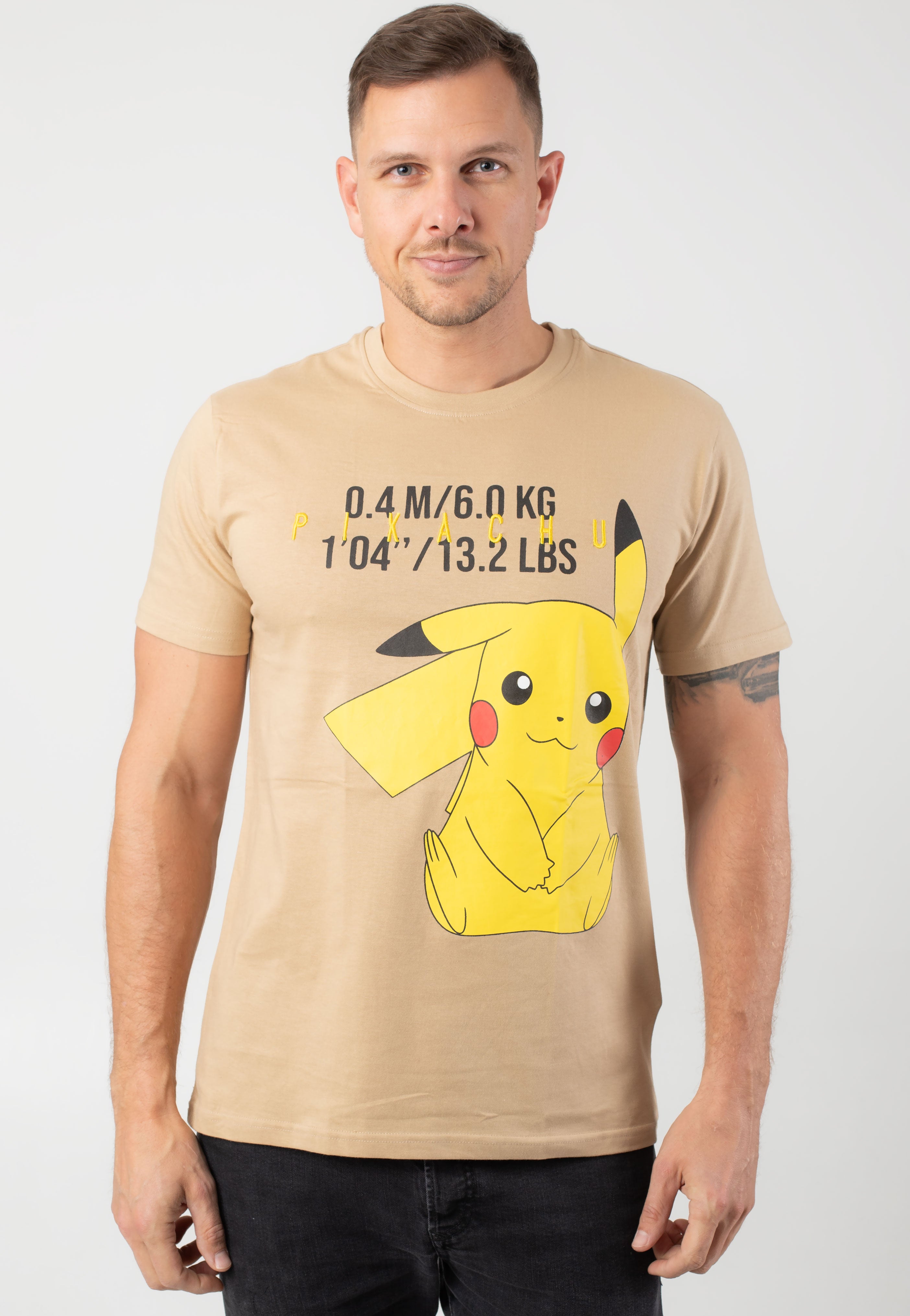 Pokémon - Pikachu Beige - T-Shirt | Men-Image