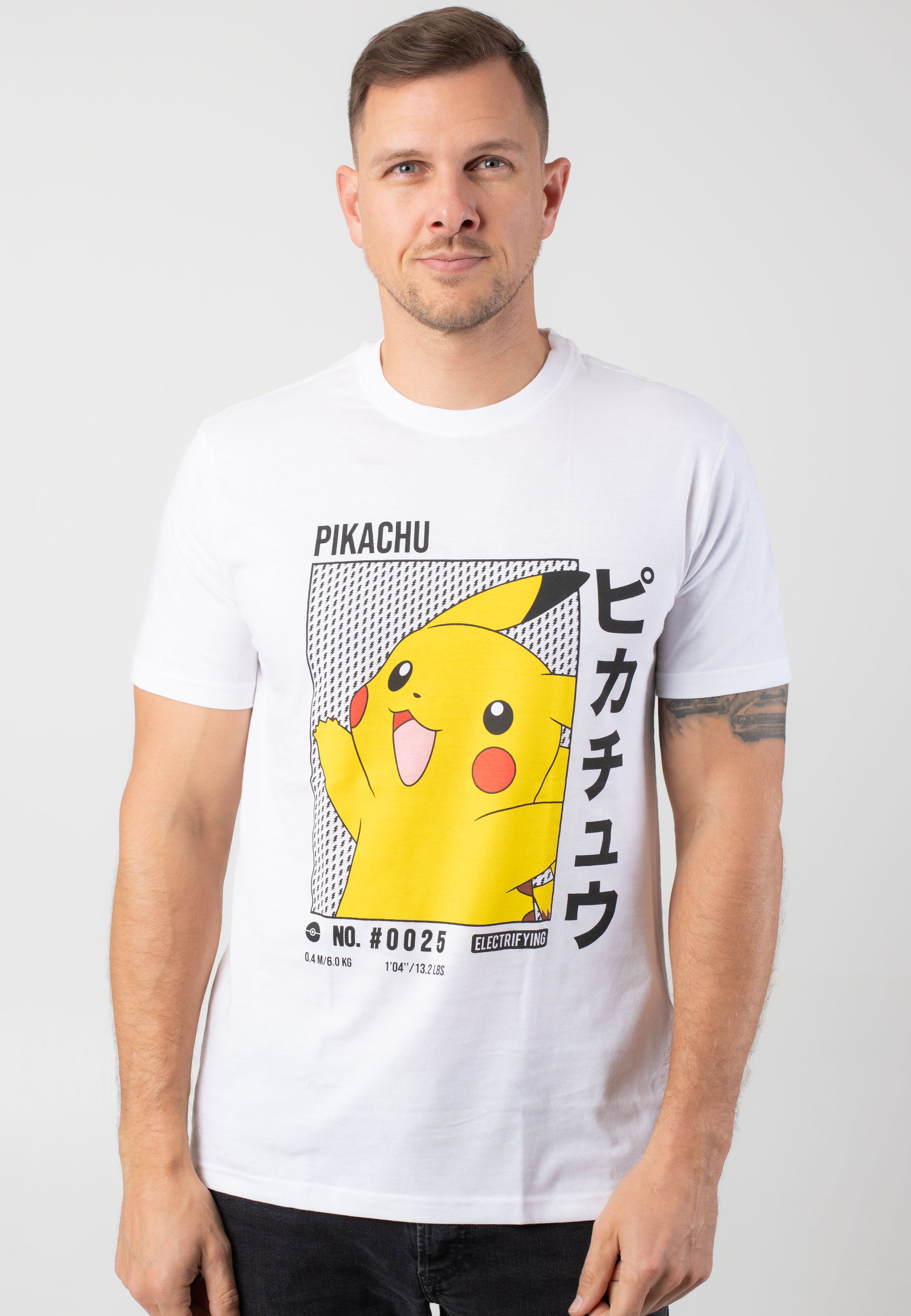Pokémon - Pikachu White - T-Shirt | Men-Image