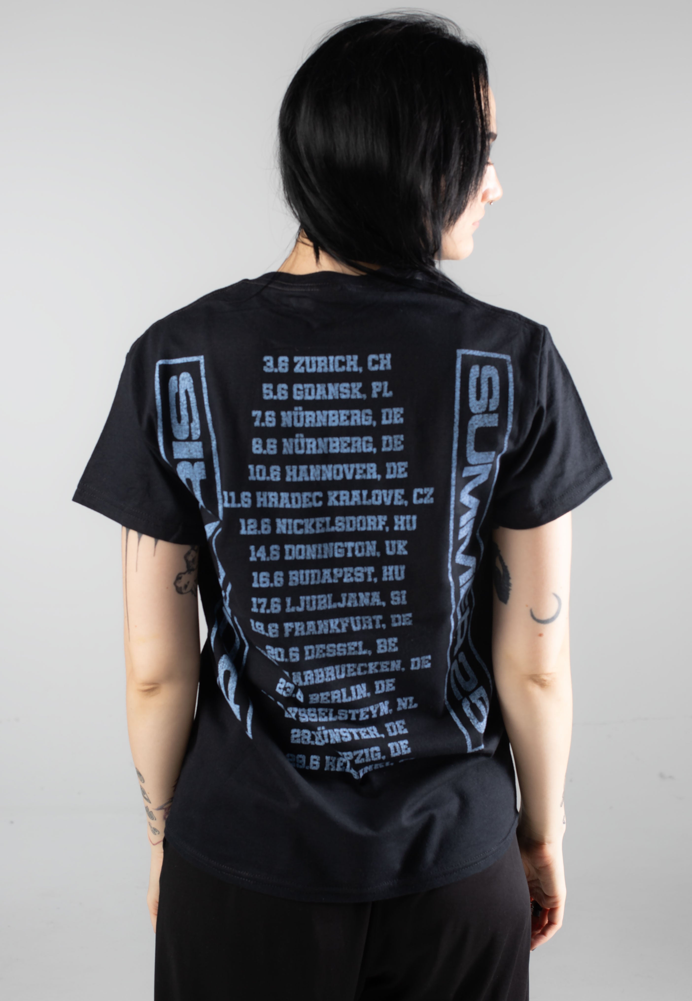 knosis paledusk Polaris Tシャツ XL ブラック Polaris - Summer Tour 2025 - T-Shirt | Impericon
