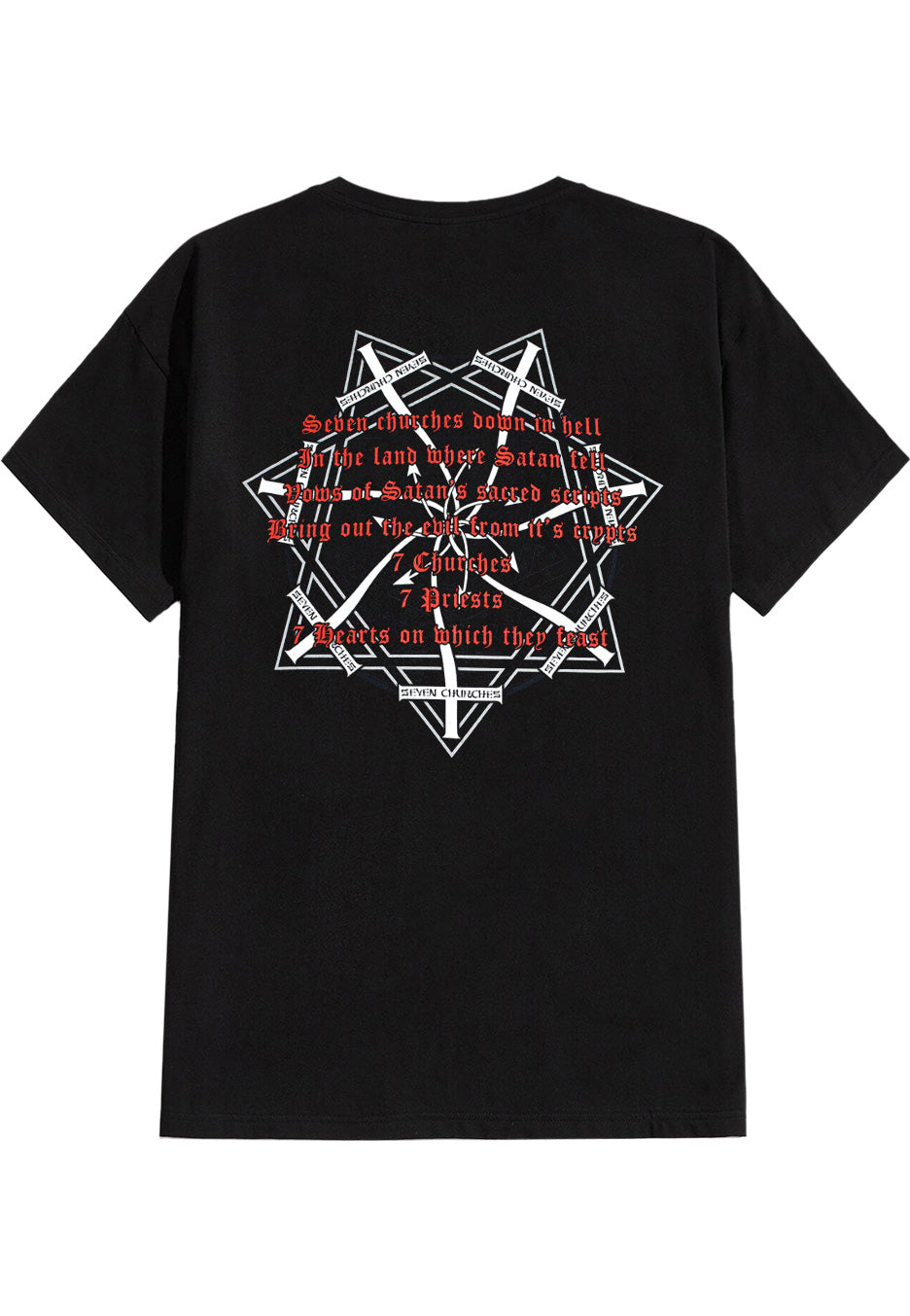 Possessed - Seven Churches - T-Shirt | Neutral-Image