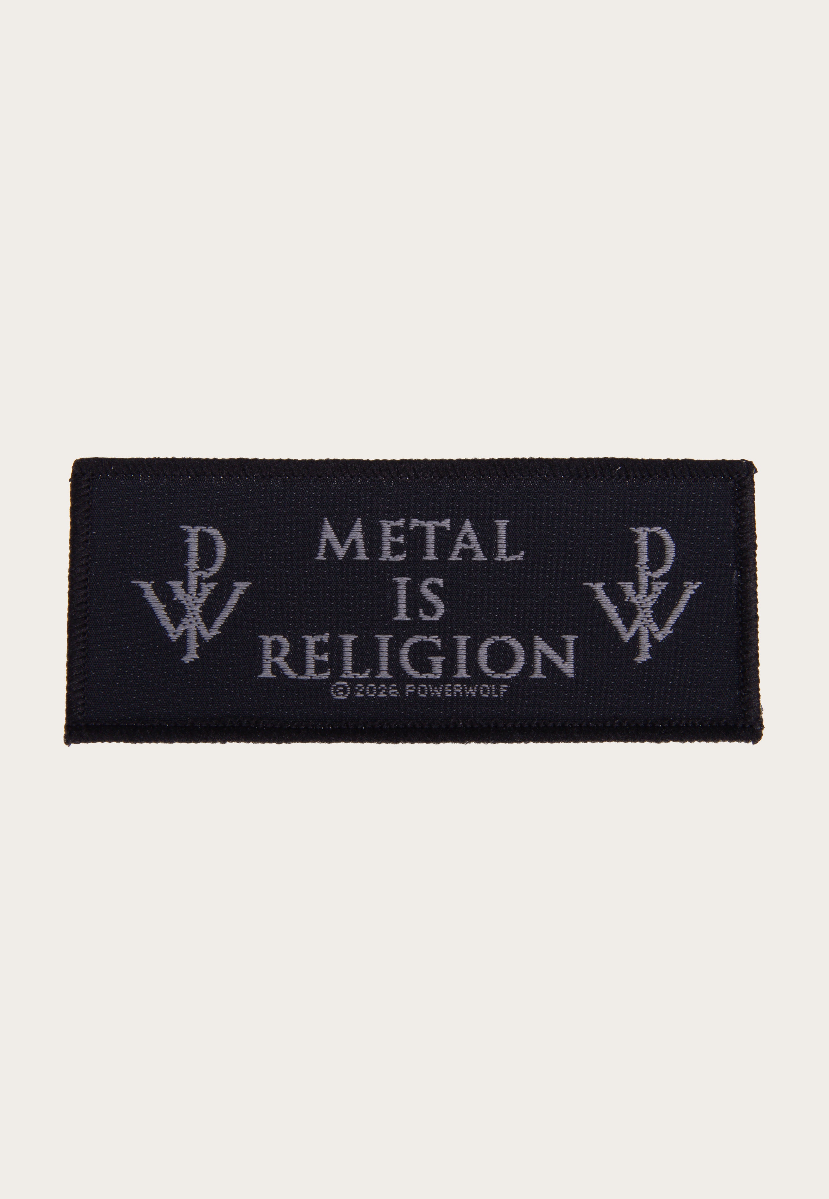 Powerwolf Metal Is Religion Patch | Neutral-Image