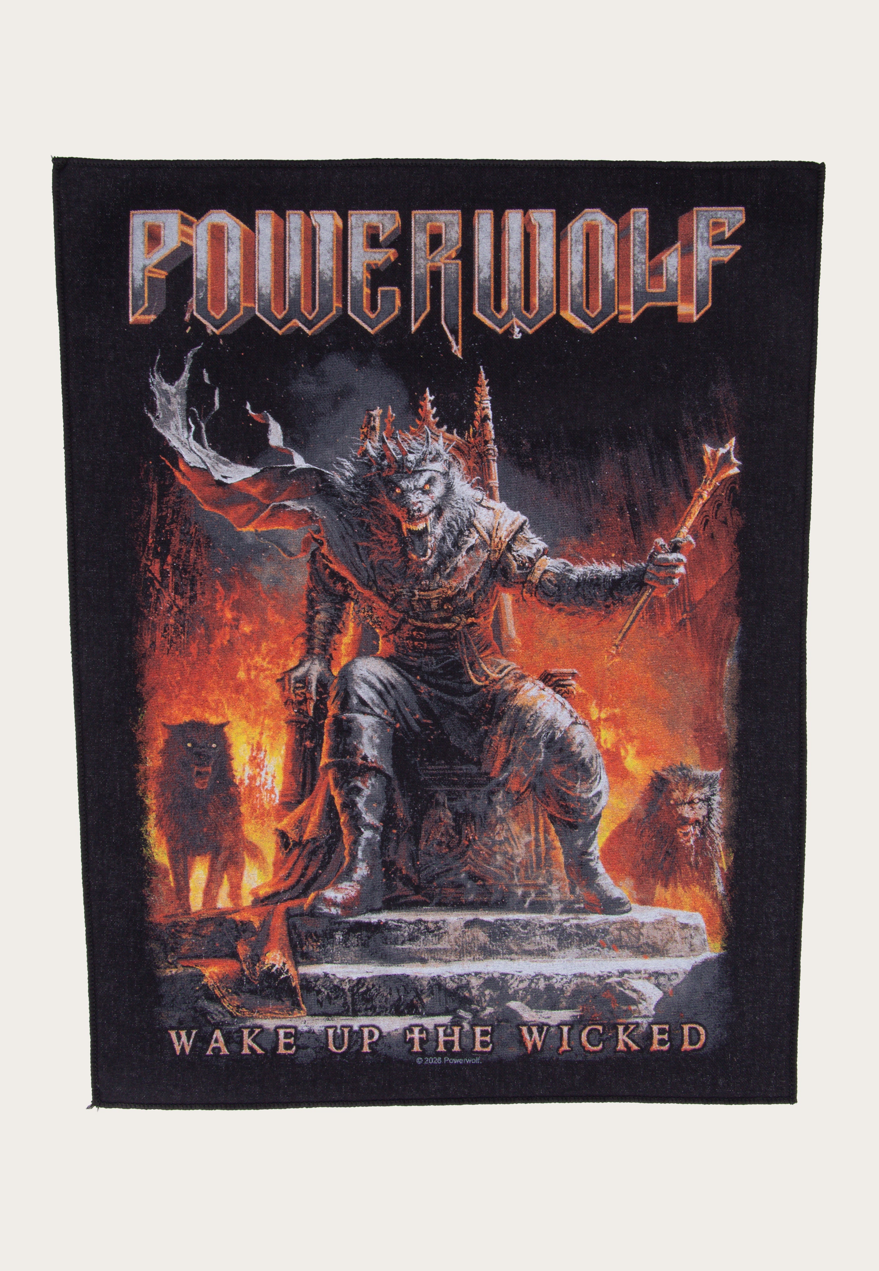 Powerwolf Wake Up The Wicked backpatch | Neutral-Image
