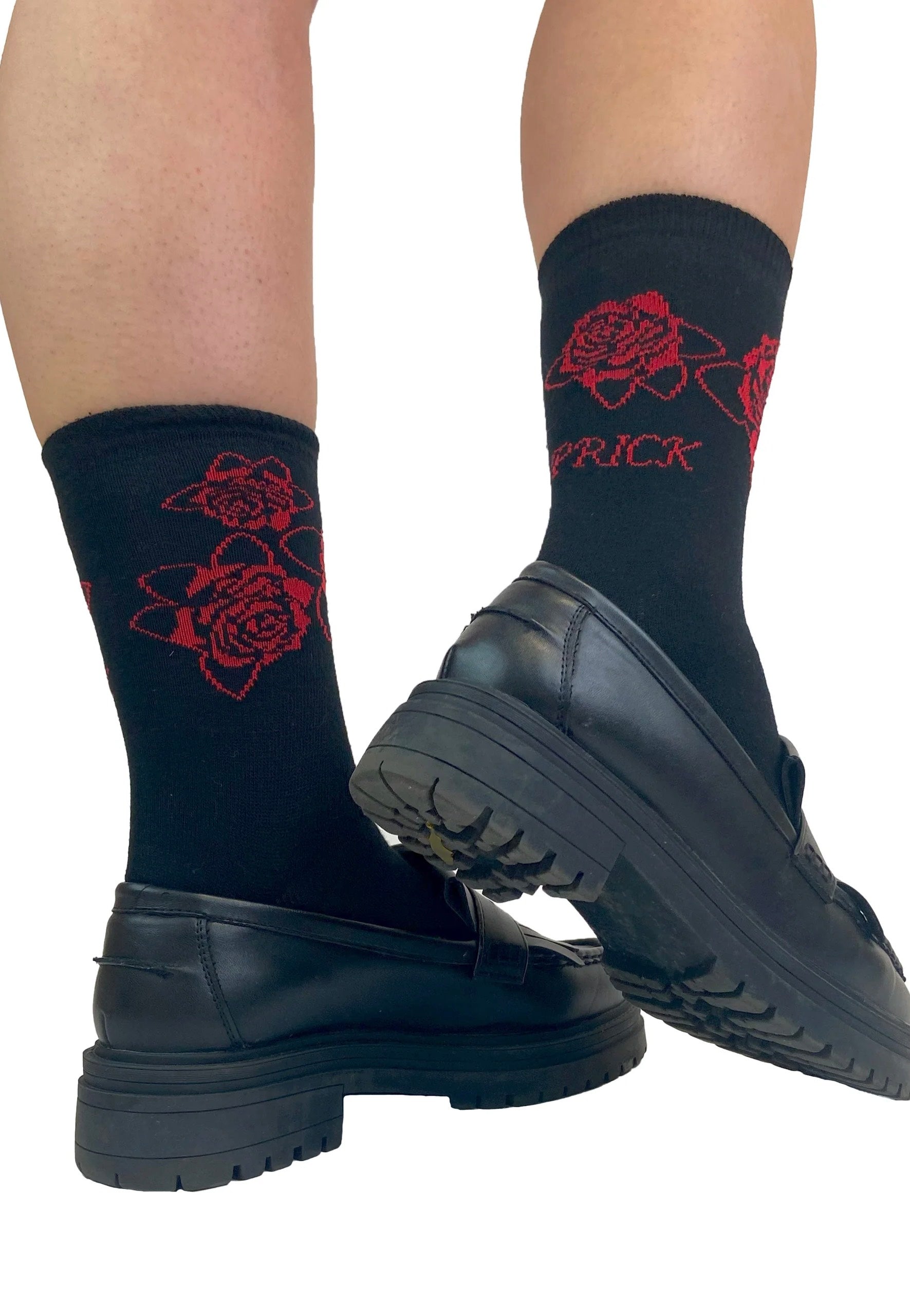 Pamela Mann - Prick Of The Rose Ankle Black - Socks | Women-Image