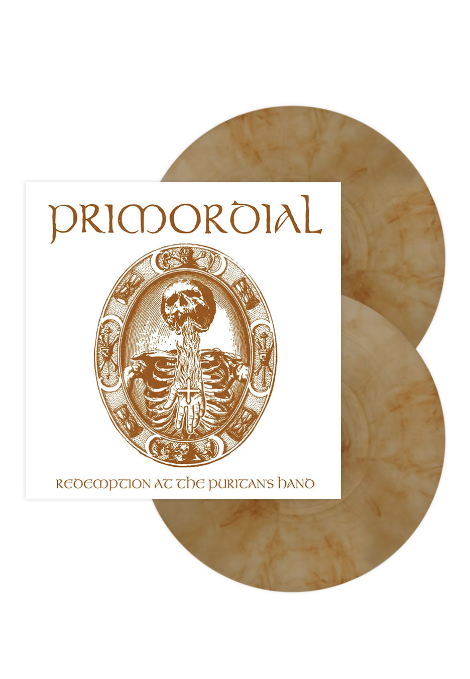 Primordial Redemption At The Puritans Hand Ltd. Clear w/ Brown Smoke Colored 2 Vinyl | Neutral-Image