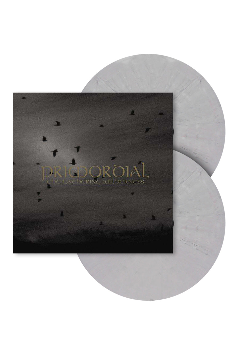 Primordial The Gathering Wilderness Ltd. Light Grey Matbled 2 Vinyl | Neutral-Image