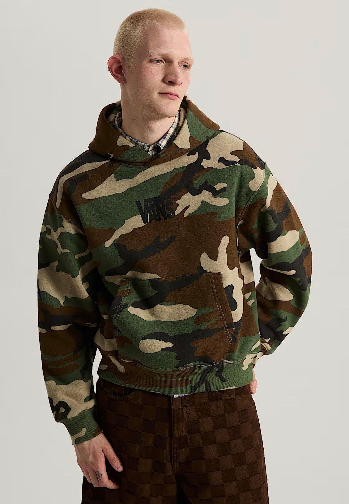 Vans Printed AOP Aluminum Hoodie | Men-Image