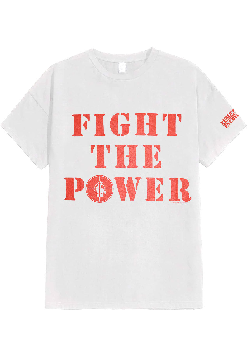 Public Enemy - Fight The Power White - T-Shirt | Neutral-Image