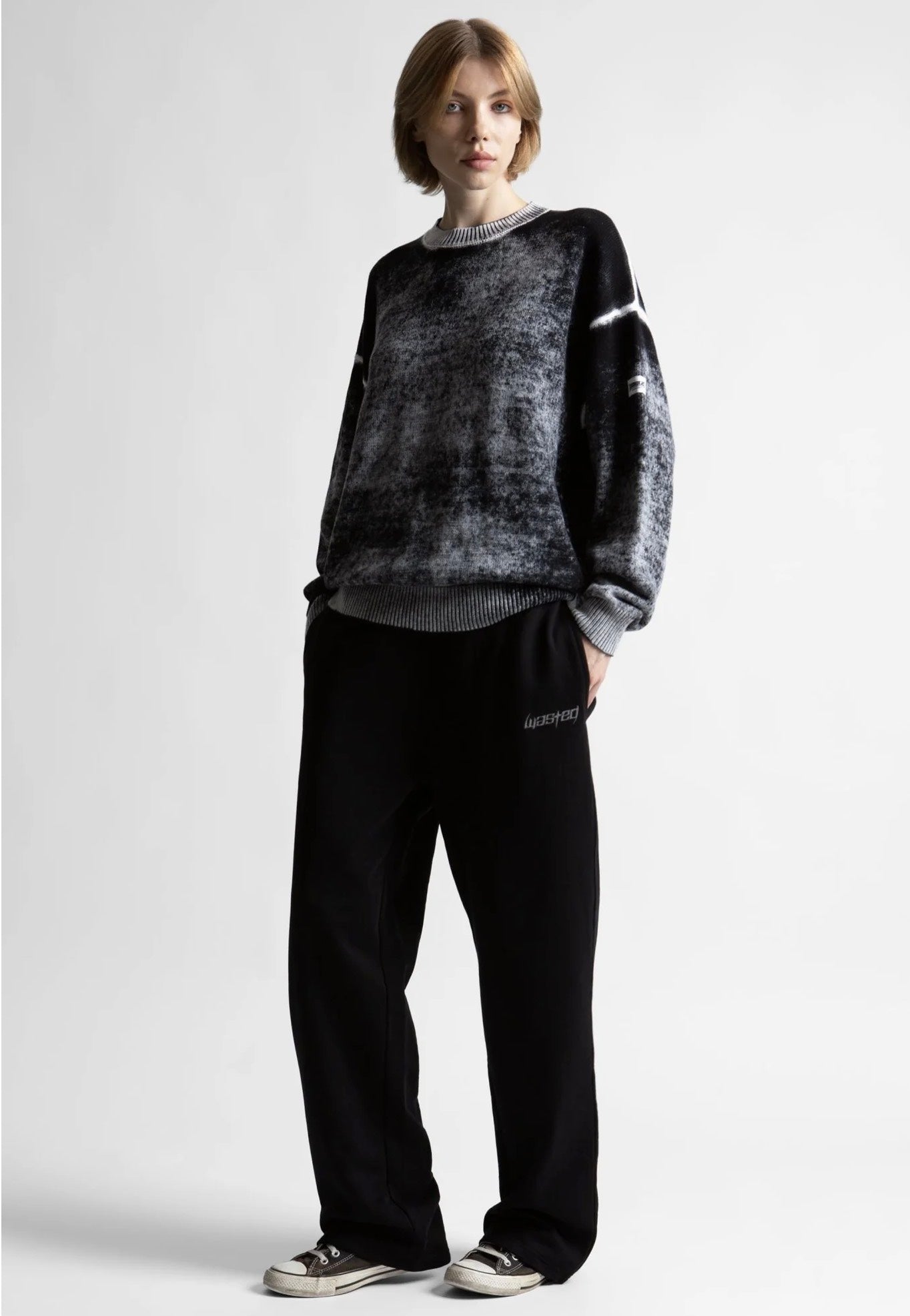 Wasted Paris - Ashes Faded Black - Sweater | Women-Image