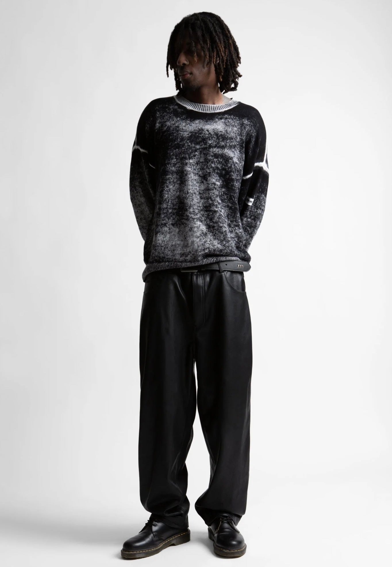 Wasted Paris - Ashes Faded Black - Sweater | Men-Image