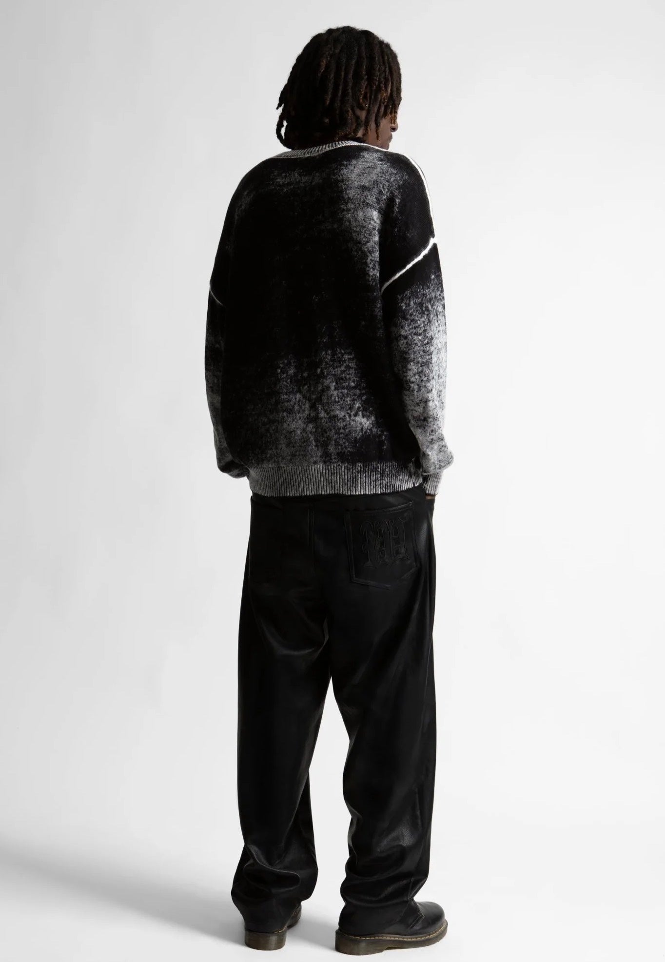 Wasted Paris - Ashes Faded Black - Sweater | Men-Image