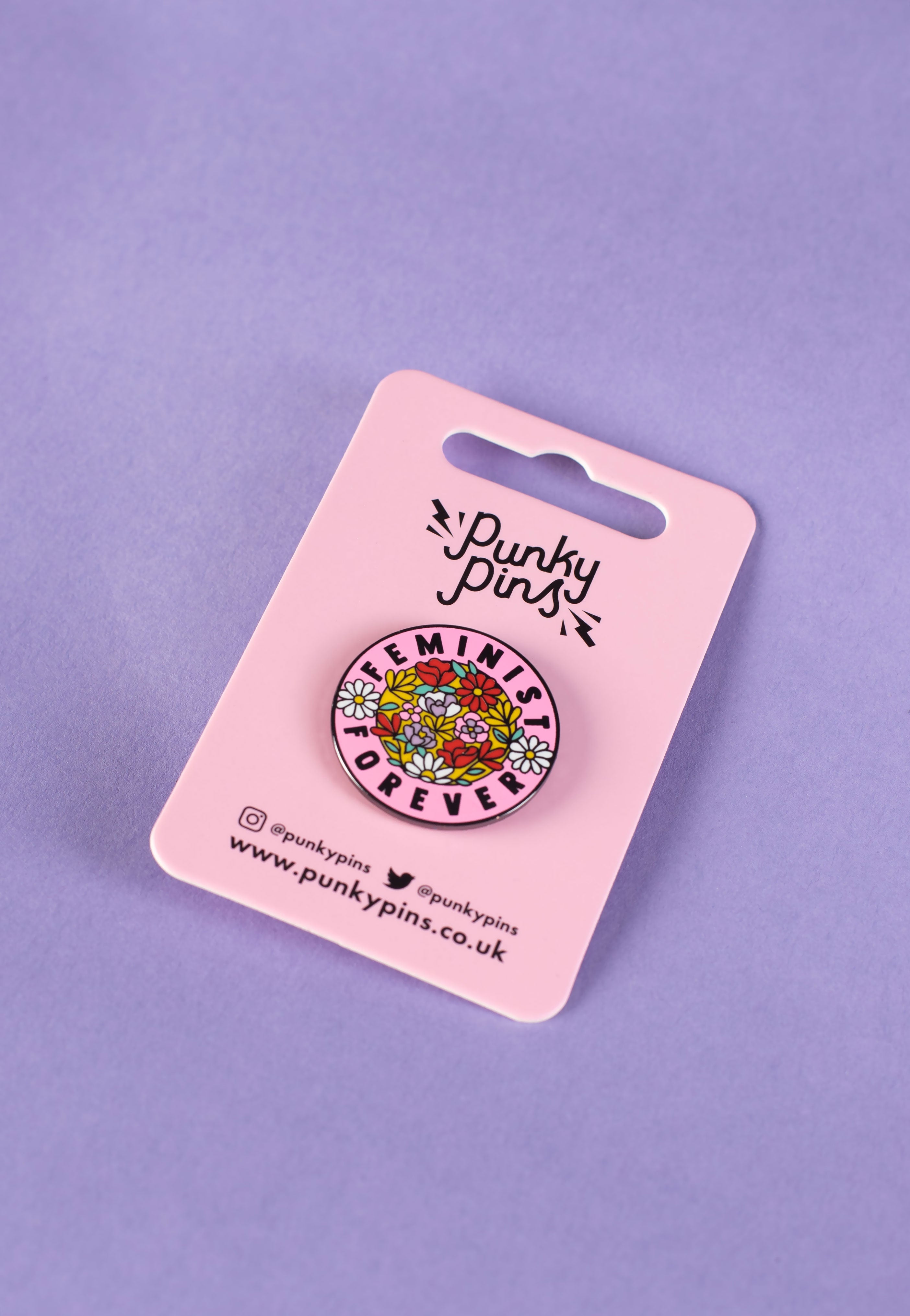 Punky Pins - Feminist Forever - Pin | Neutral-Image