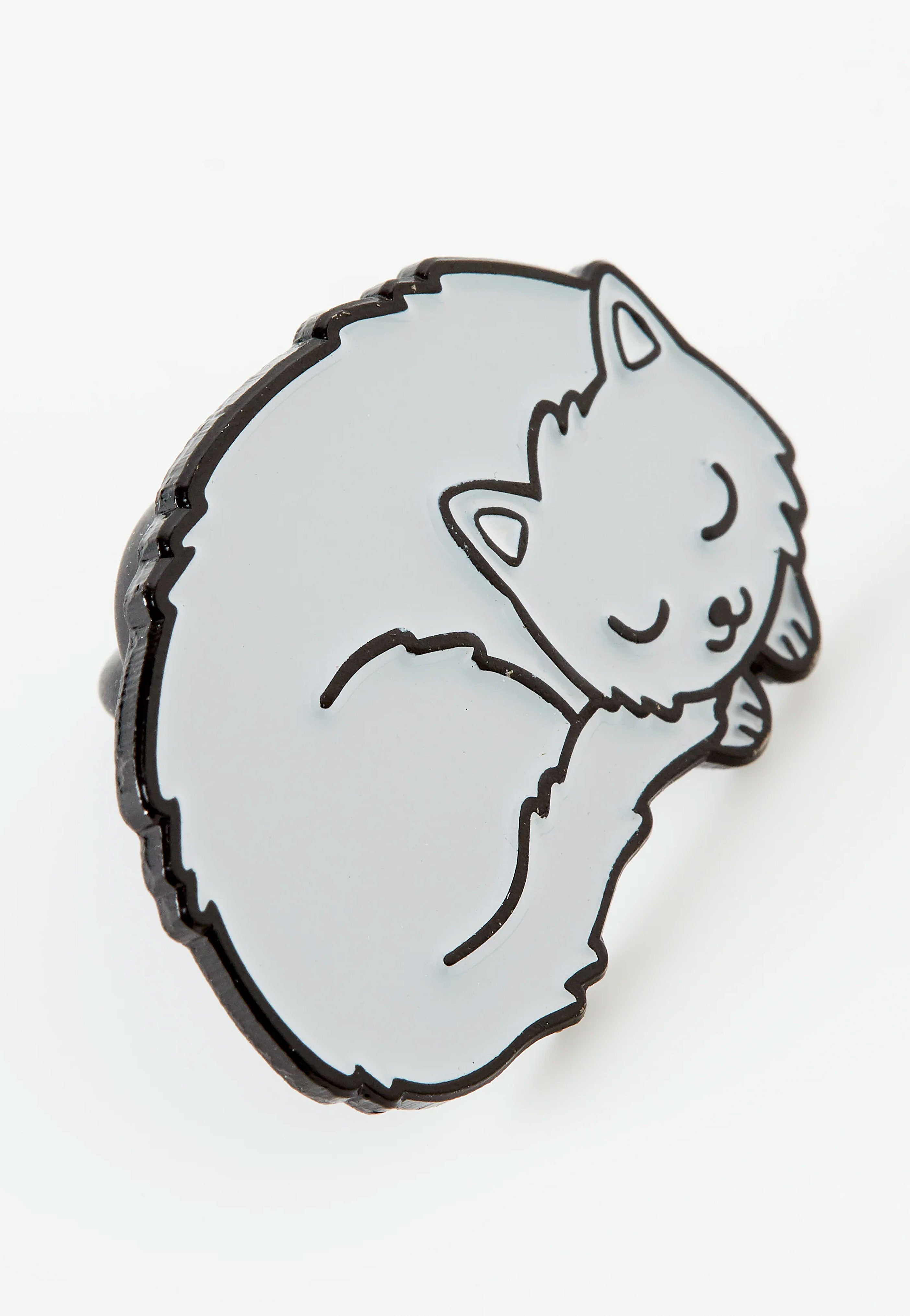 Punky Pins - Grey Kitty Soft - Pin | Neutral-Image