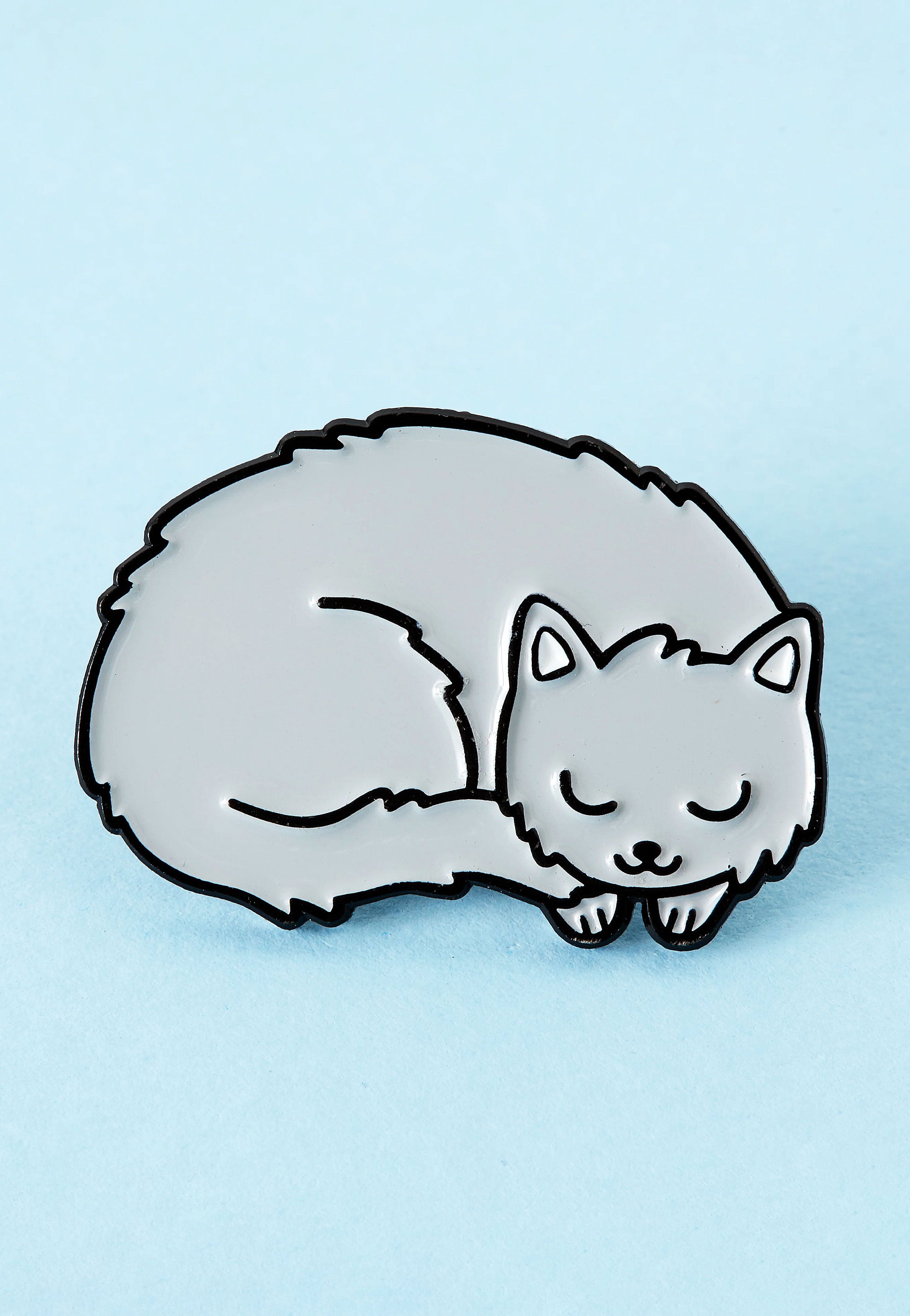 Punky Pins - Grey Kitty Soft - Pin | Neutral-Image
