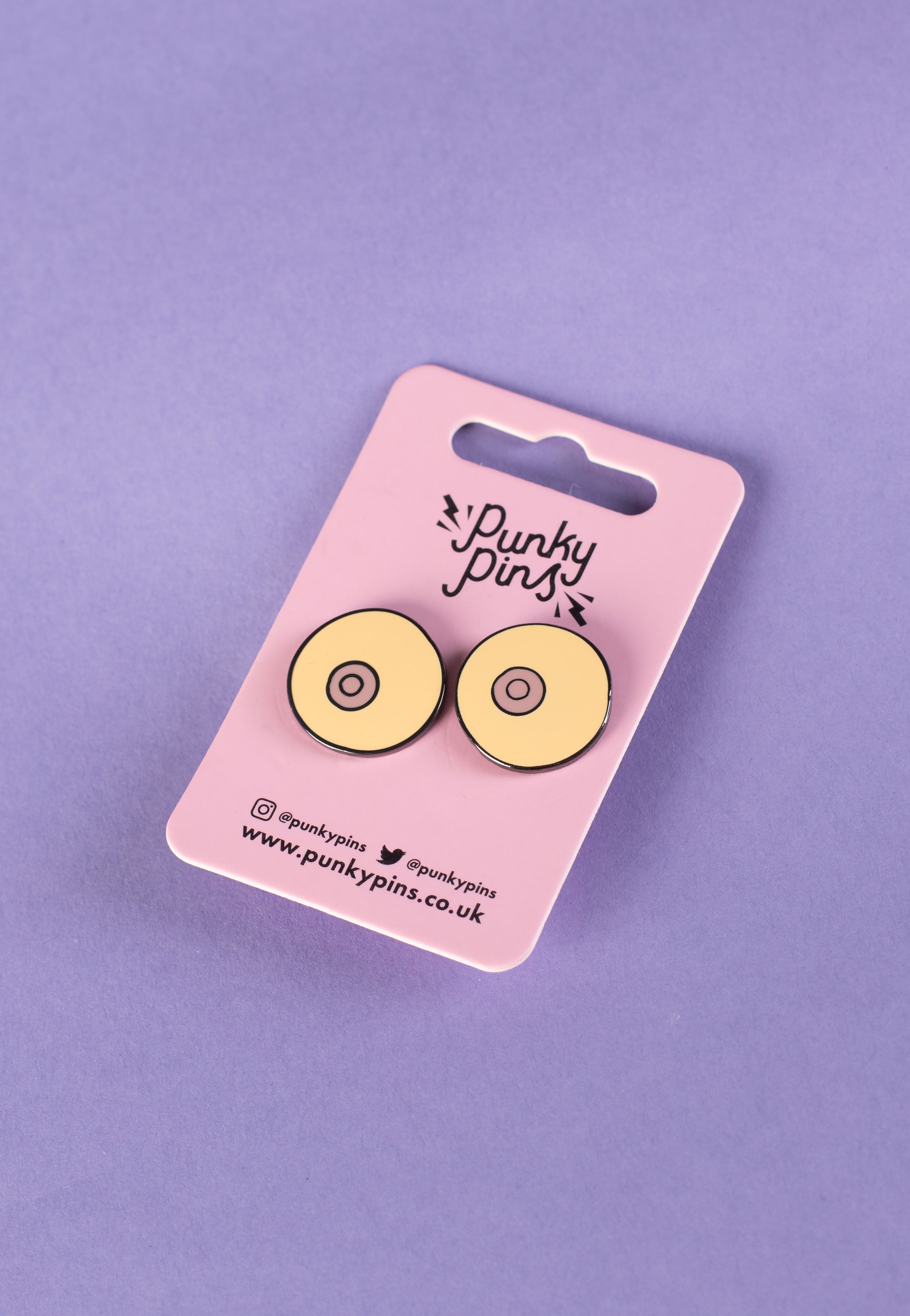 Punky Pins - Tiddies - Pin | Neutral-Image