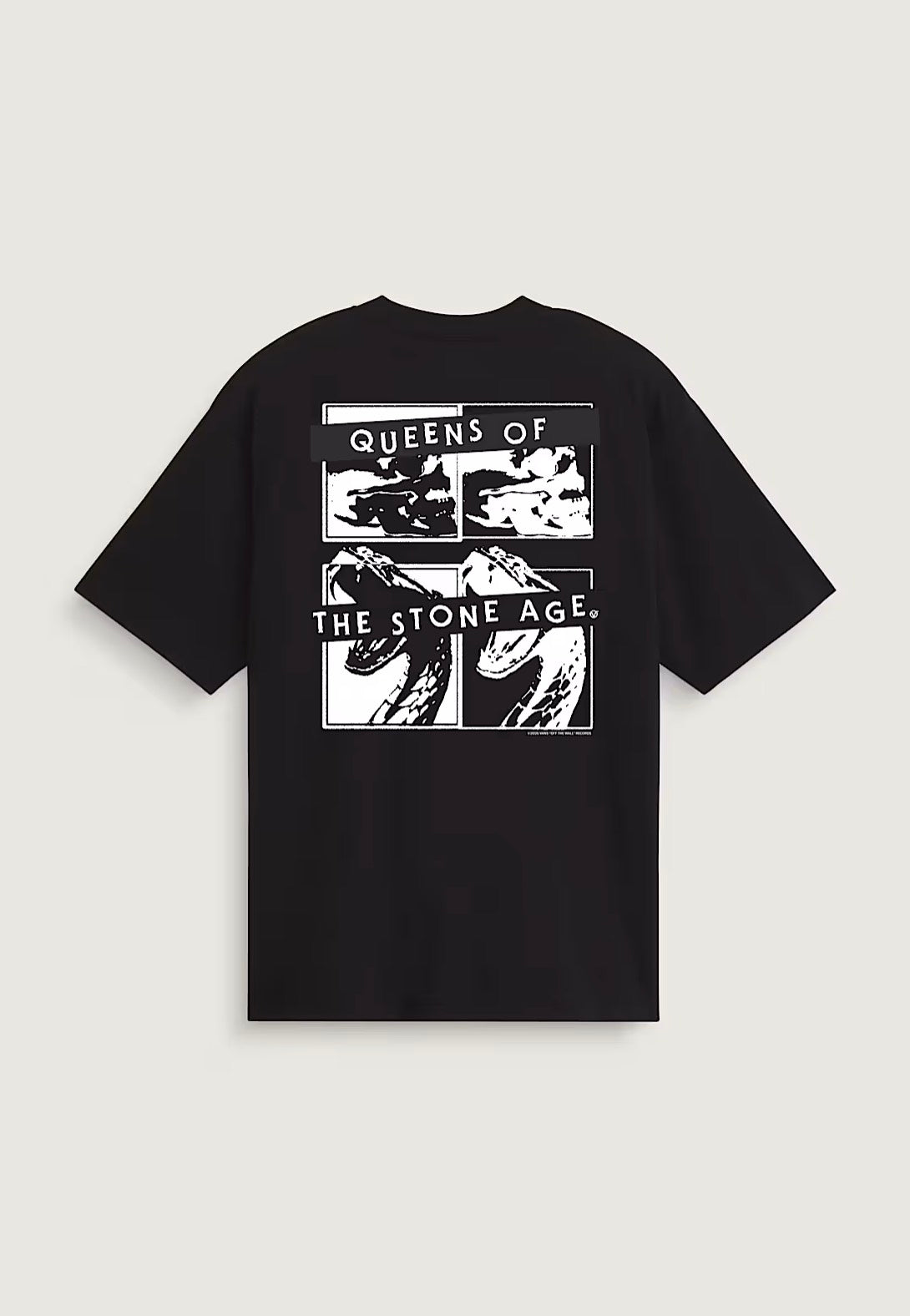 Vans x Queens Of The Stone Age Ouroboros Black T-Shirt | Men-Image