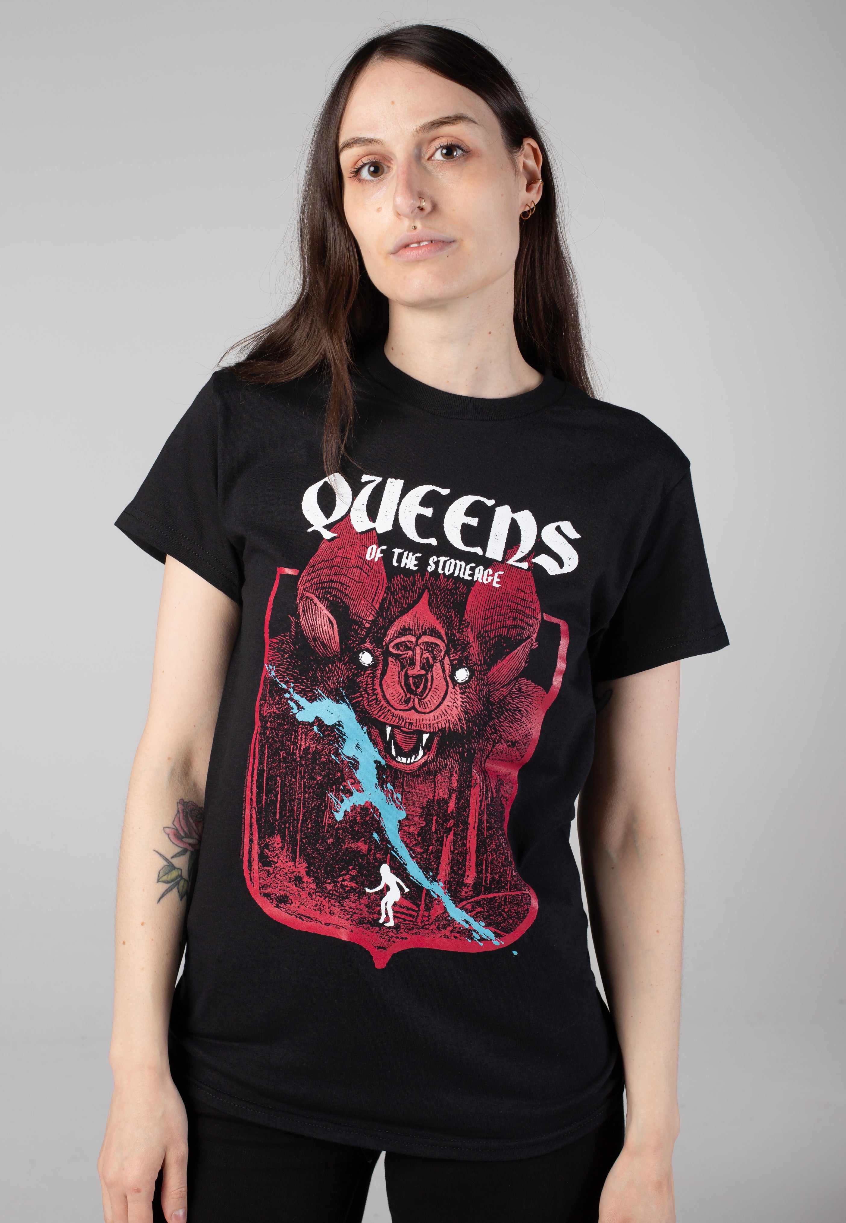 Queens Of The Stone Age Dark Forrest Bat - T-Shirt | Impericon