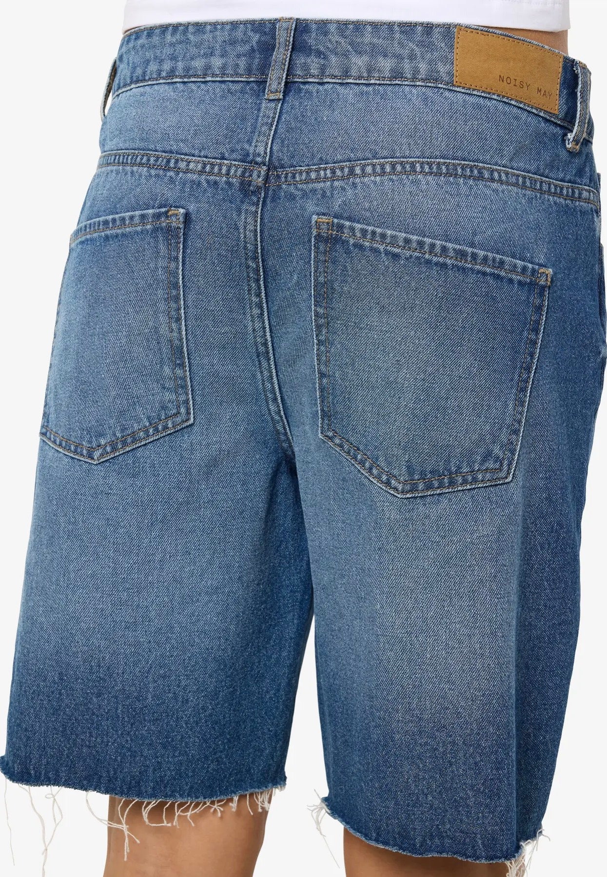 Noisy May - Holla Loose Medium Blue Denim - Shorts | Women-Image