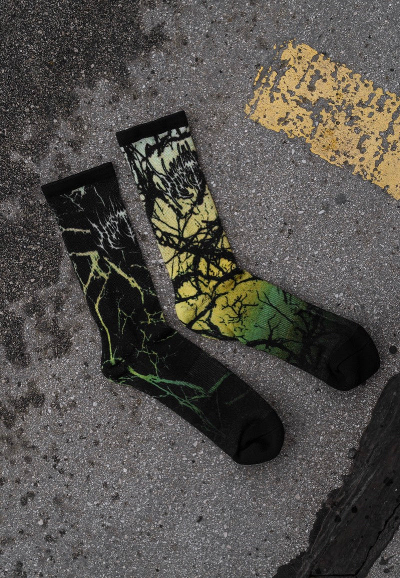 Stay Cold Apparel - Ragshift Yellowish - Socks | Neutral-Image
