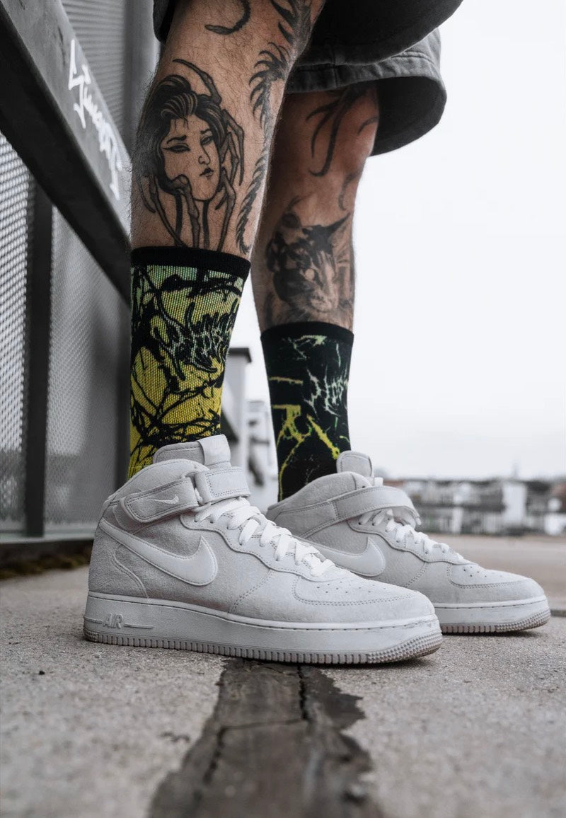 Stay Cold Apparel - Ragshift Yellowish - Socks | Neutral-Image