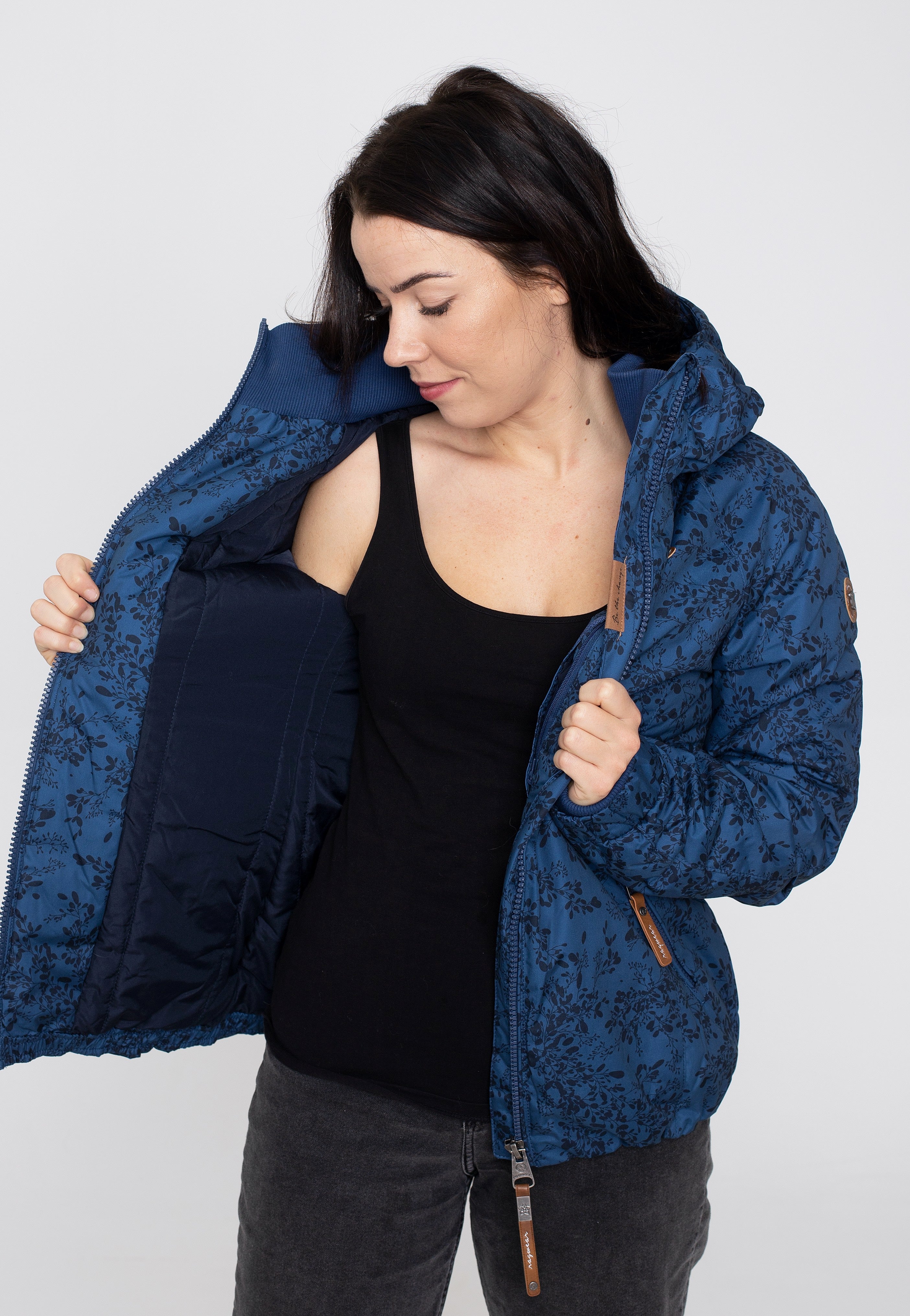 Ragwear - Dizzie Print Blue - Jacket | Women-Image