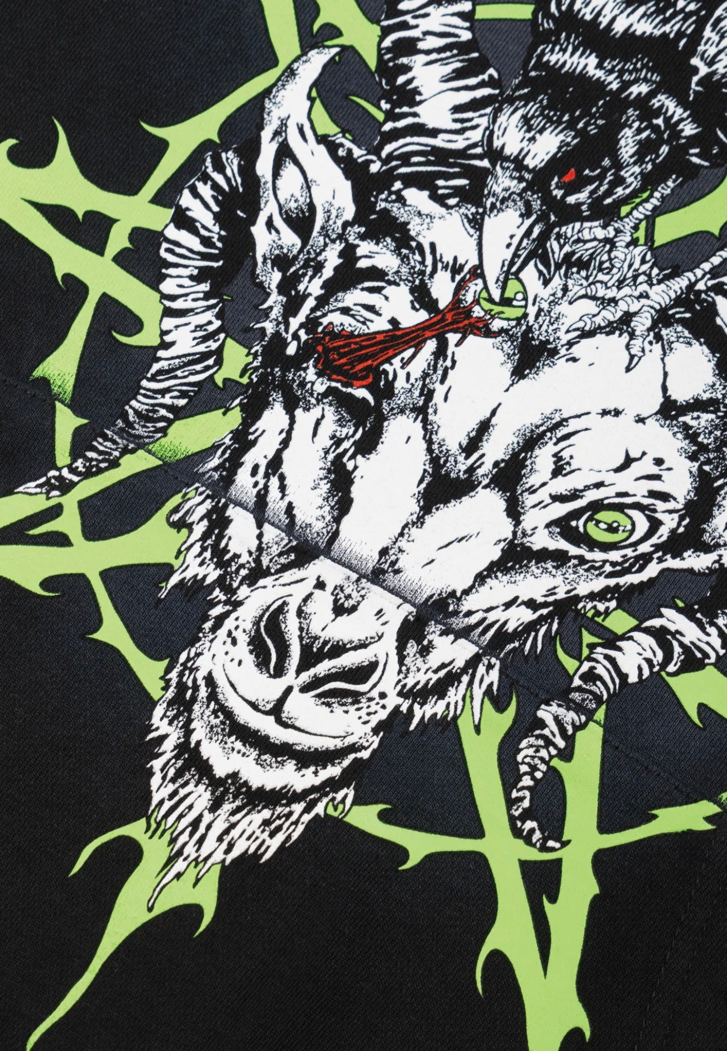 Welcome x Slipknot - Ravenous Distressed Sun Fade - Hoodie | Men-Image