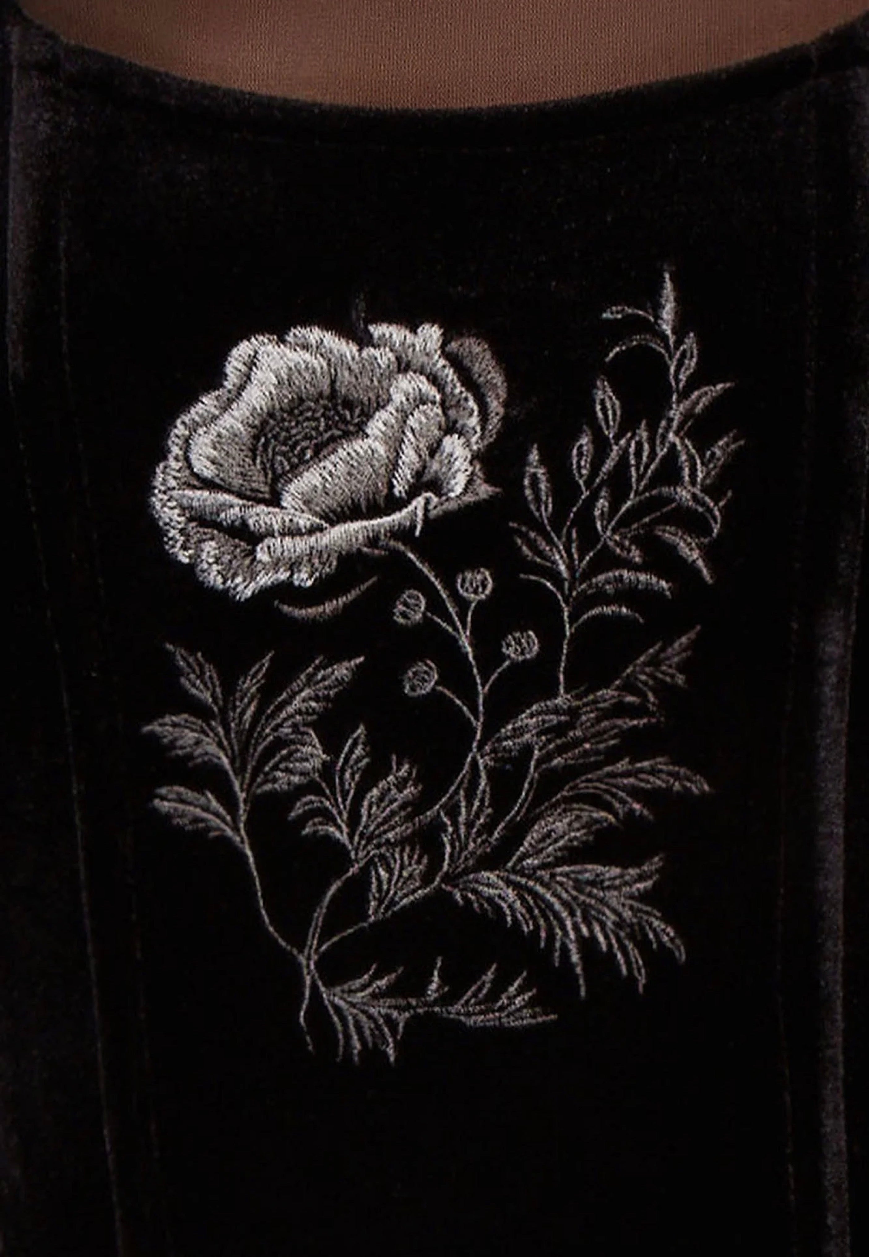 Killstar - Ravens Rose Black - Corset | Women-Image