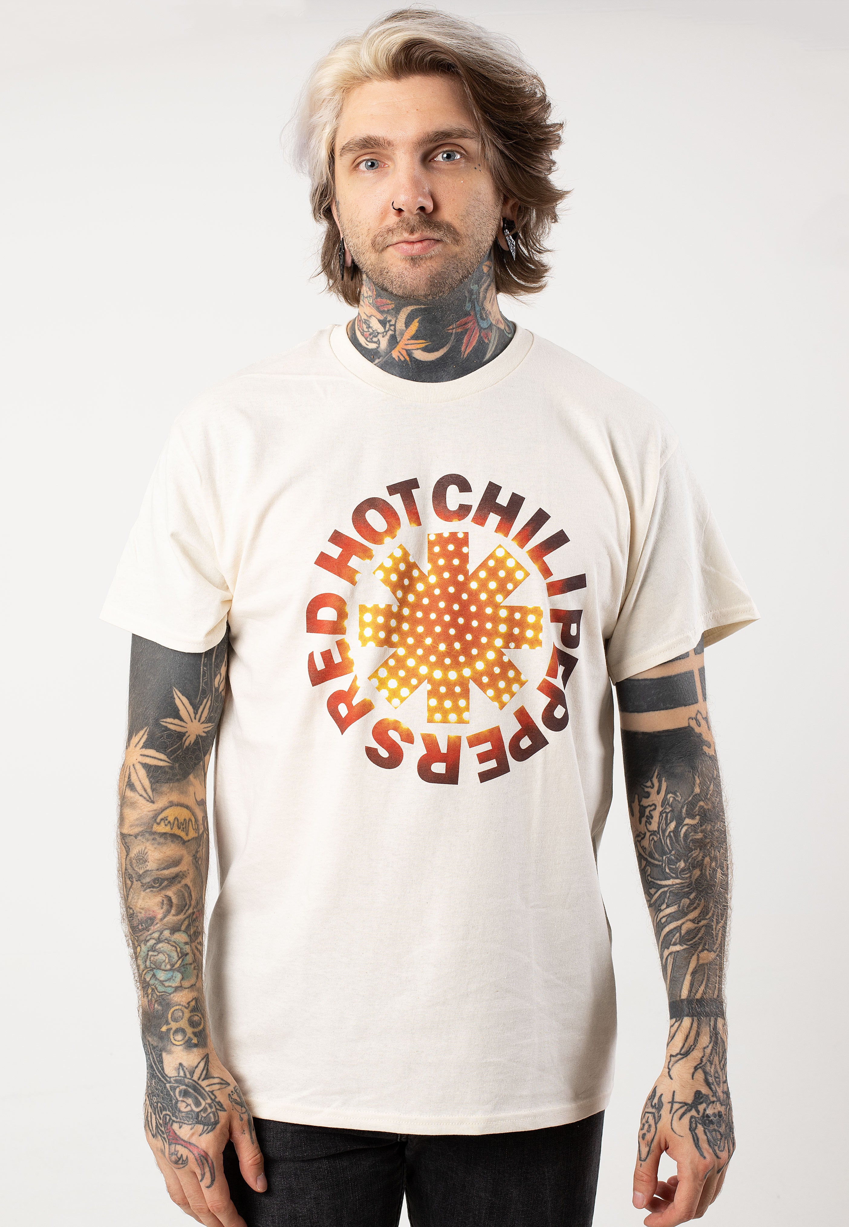 Red Hot Chili Peppers Asterisk Light Cream - T-Shirt | Impericon