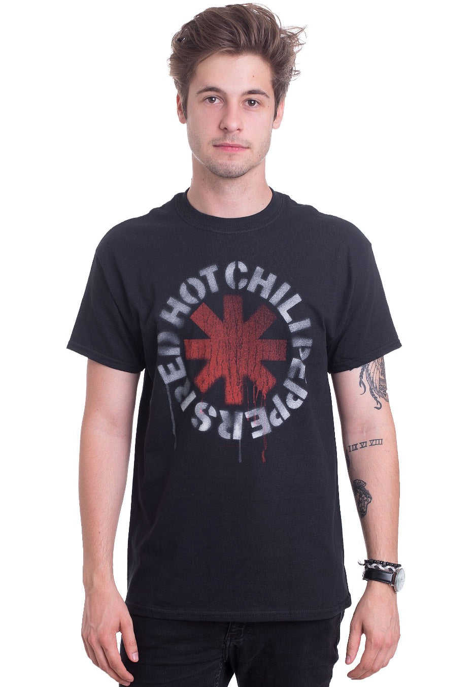 Red Hot Chili Peppers - Stencil - T-Shirt | Impericon