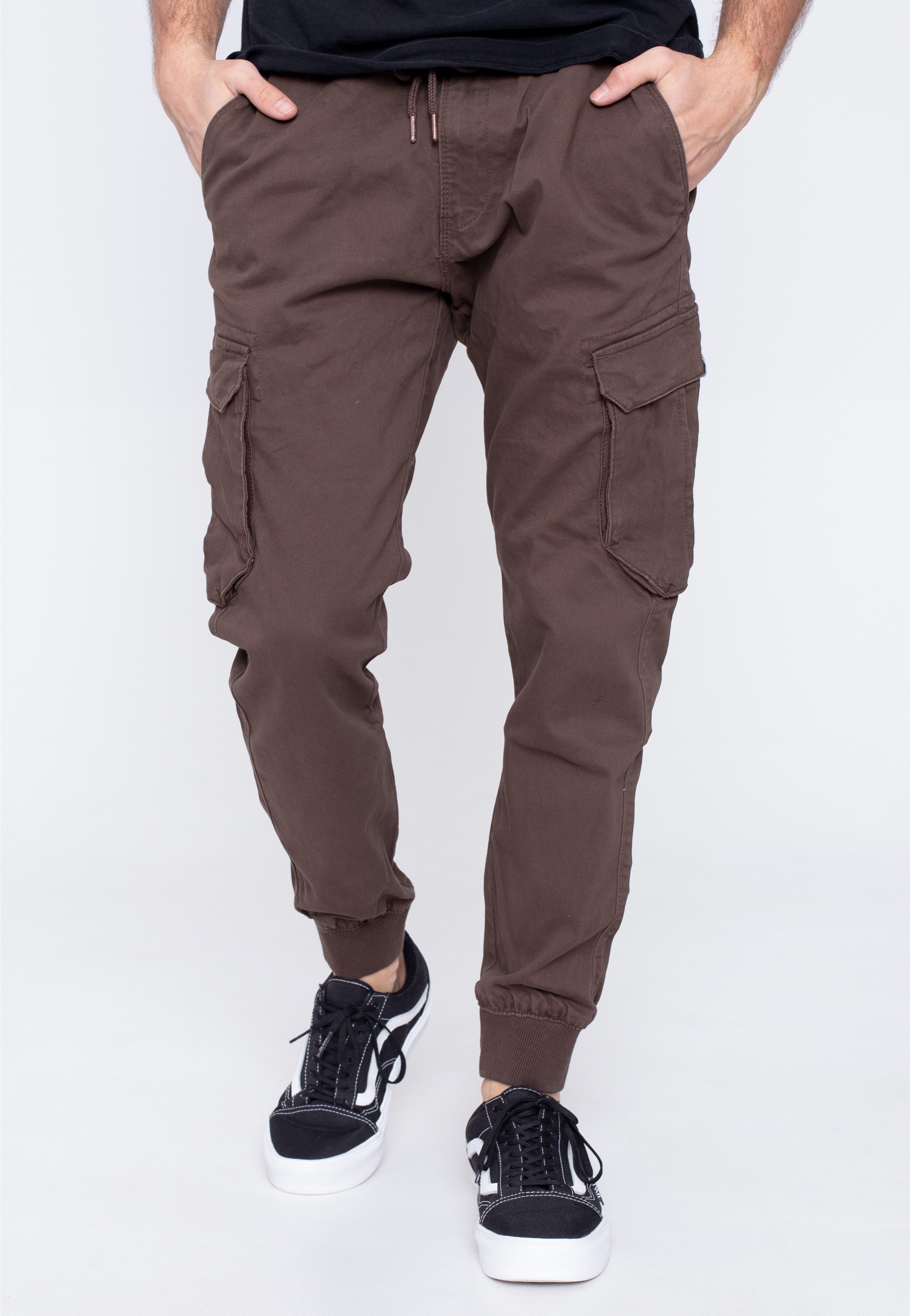 REELL - Reflex Rib Cargo Dark Brown - Pants | Men-Image