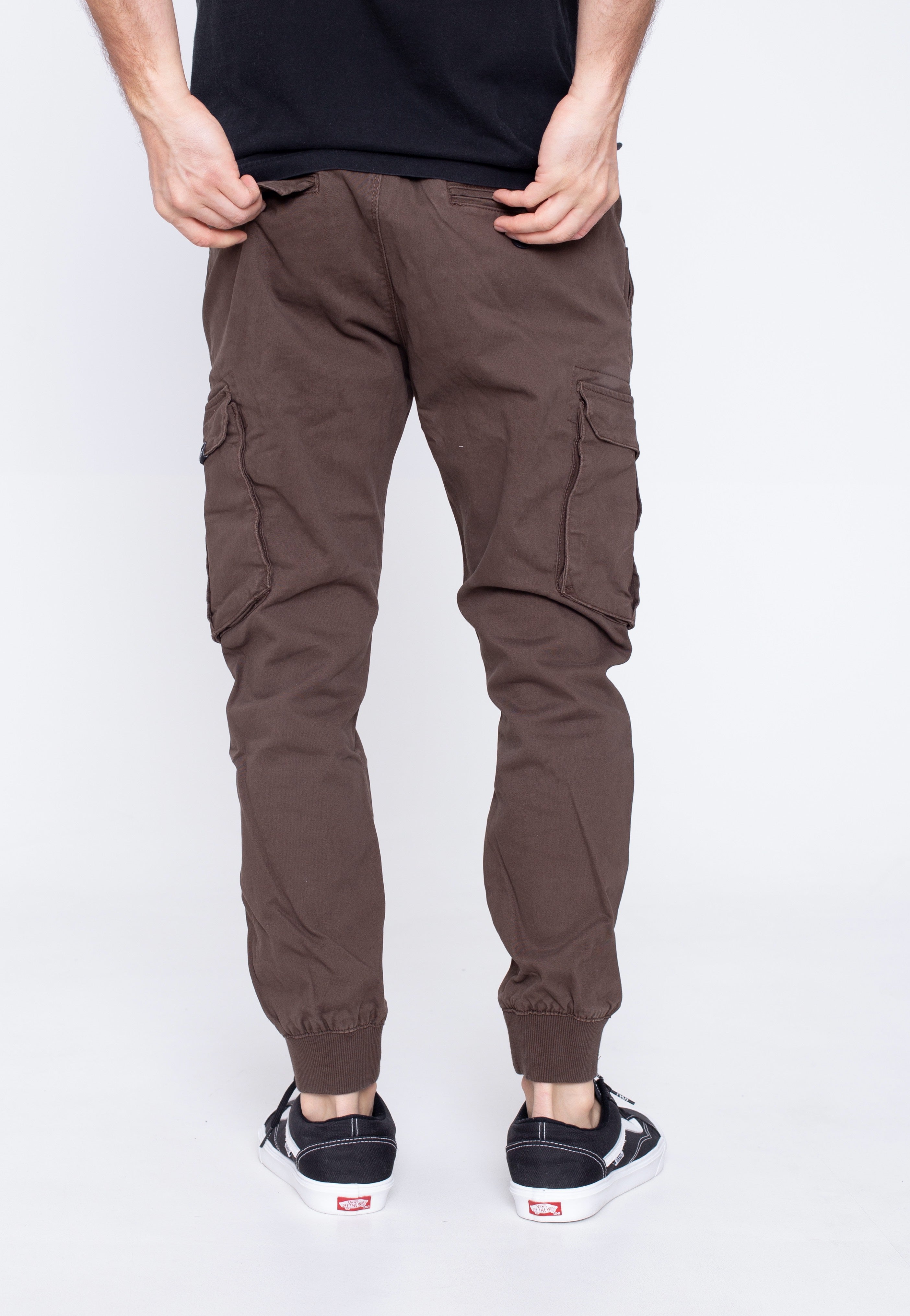 REELL - Reflex Rib Cargo Dark Brown - Pants | Men-Image