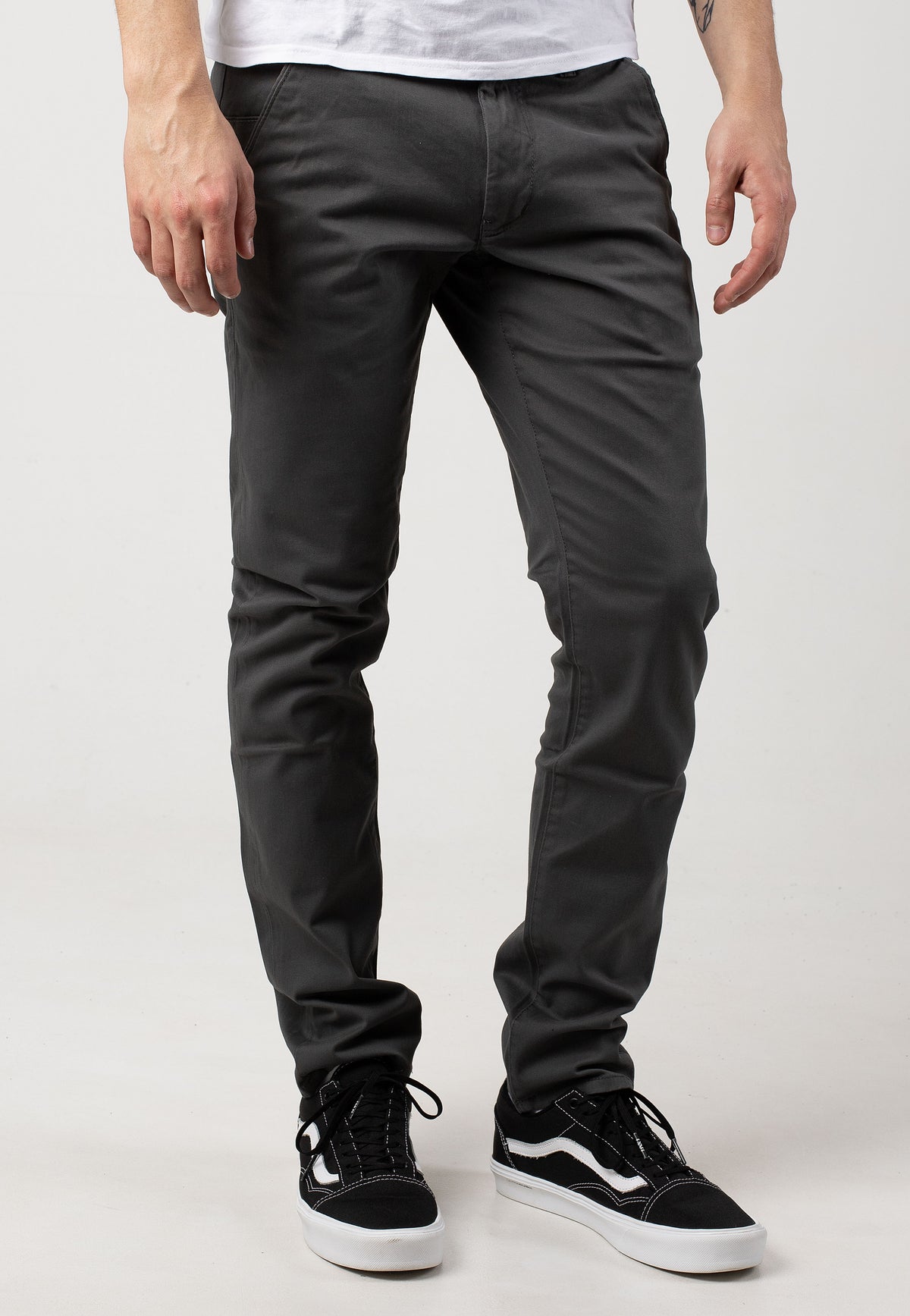 REELL Flex Tapered Vulcan Grey Pantalons | Men-Image