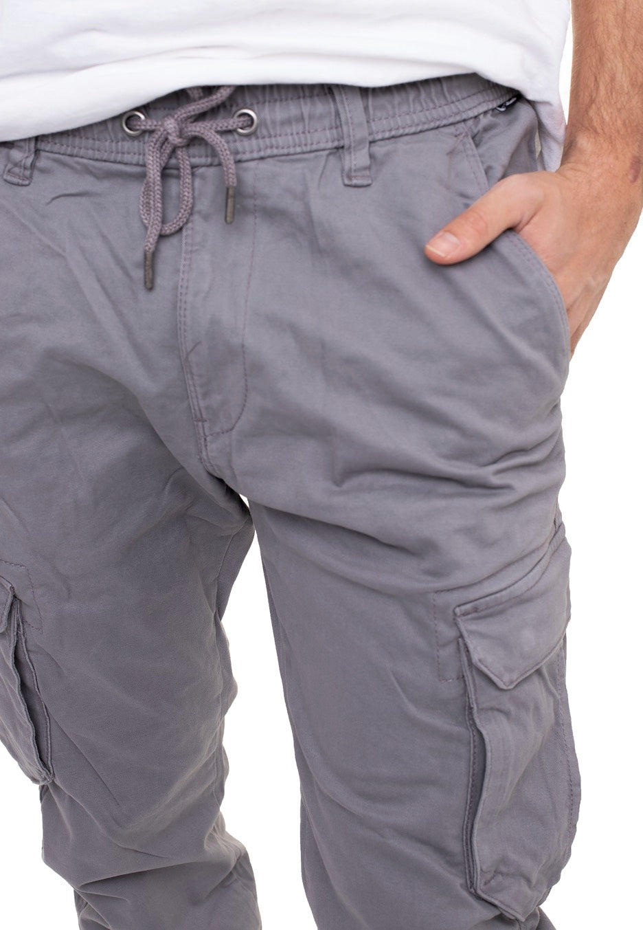 REELL - Reflex Rib Cargo Light Grey - Pants | Men-Image