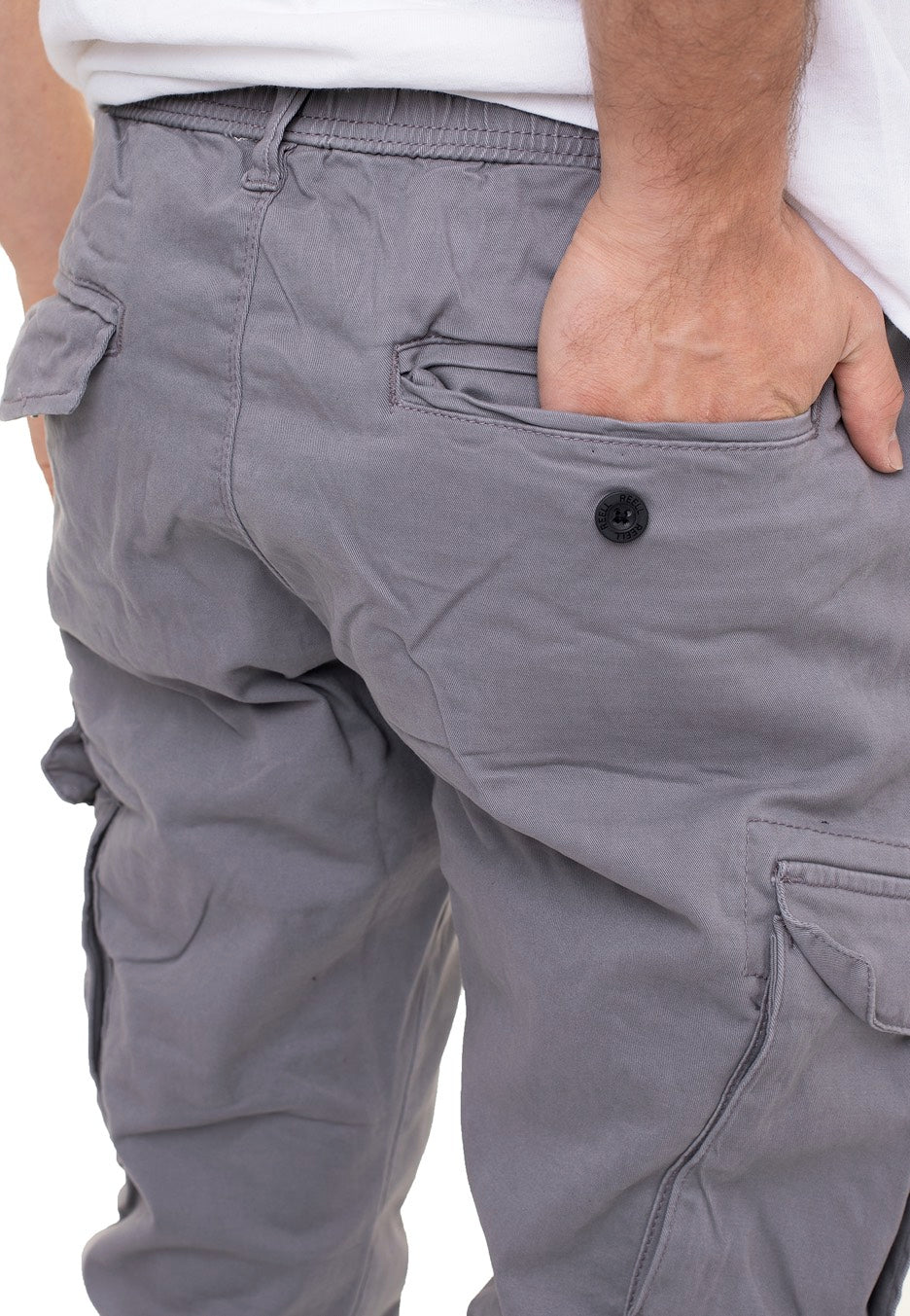 REELL - Reflex Rib Cargo Light Grey - Pants | Men-Image