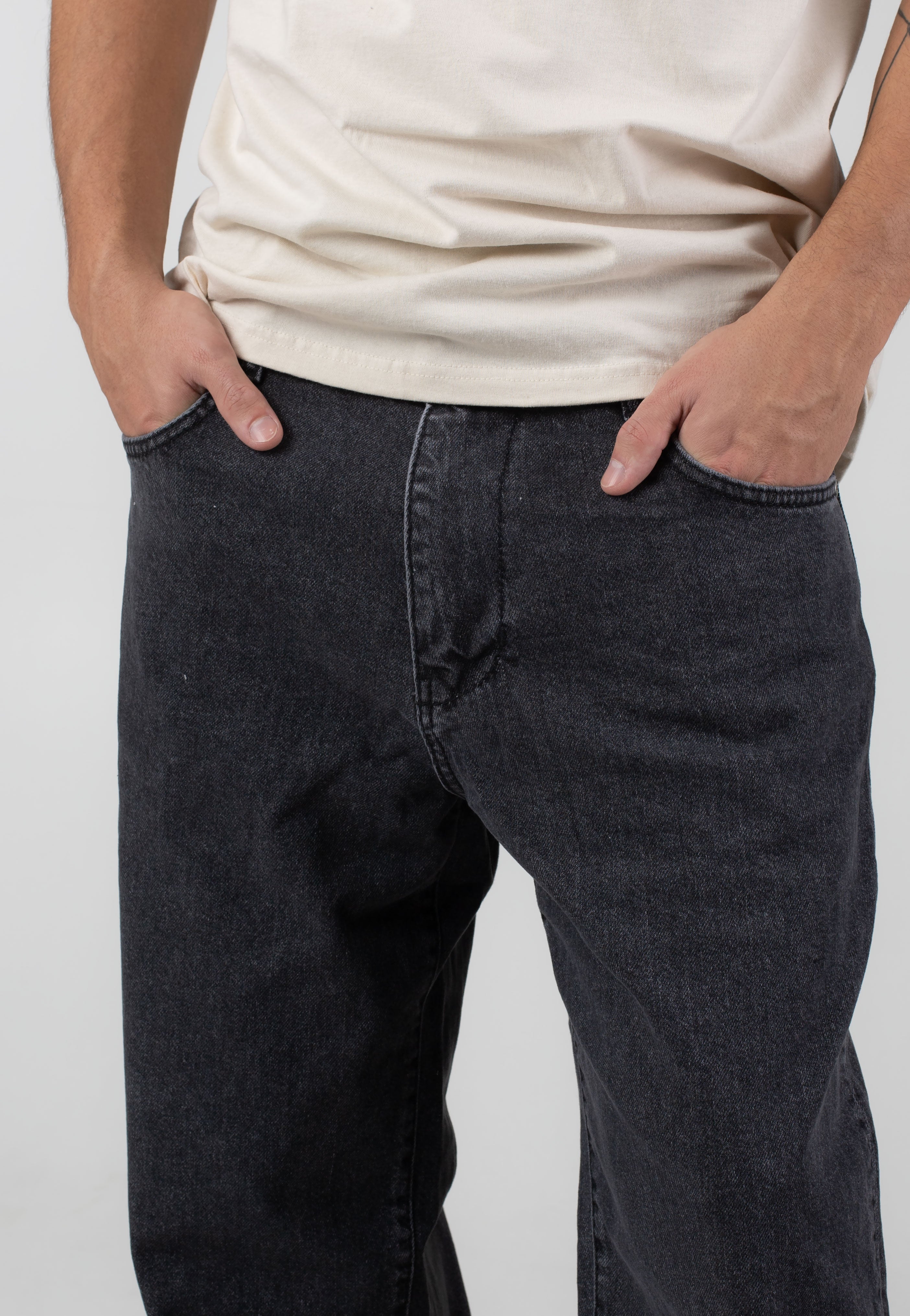 REELL - Solid Zero's Stone Black - Jeans | Men-Image