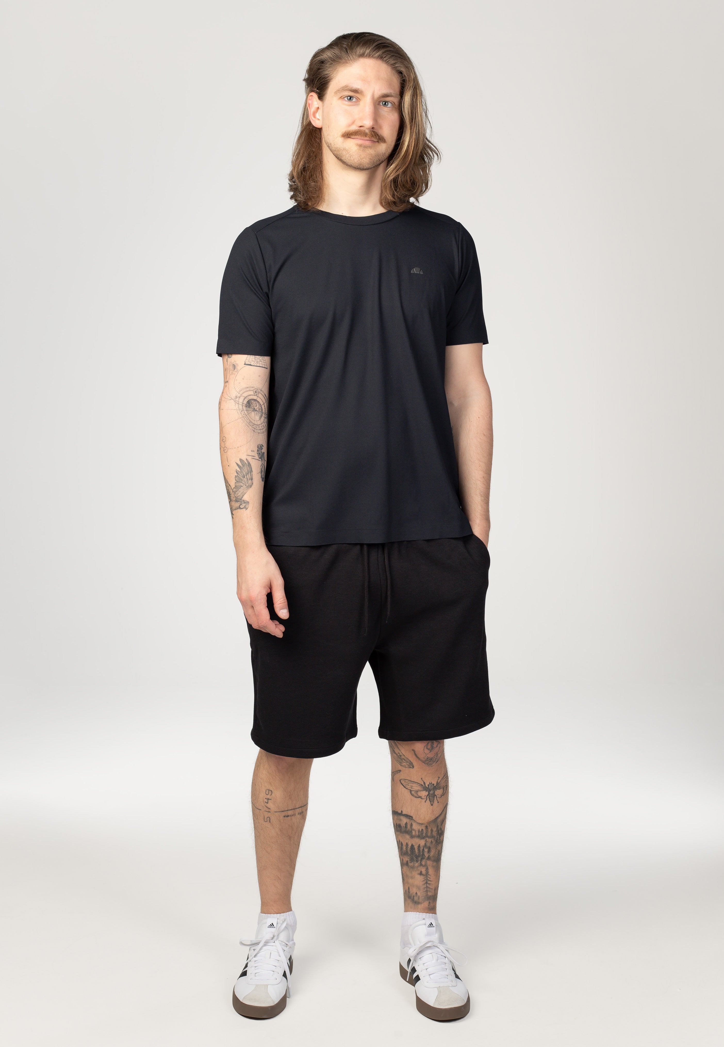 REELL - Surface Waffle Deep Black - Shorts | Men-Image