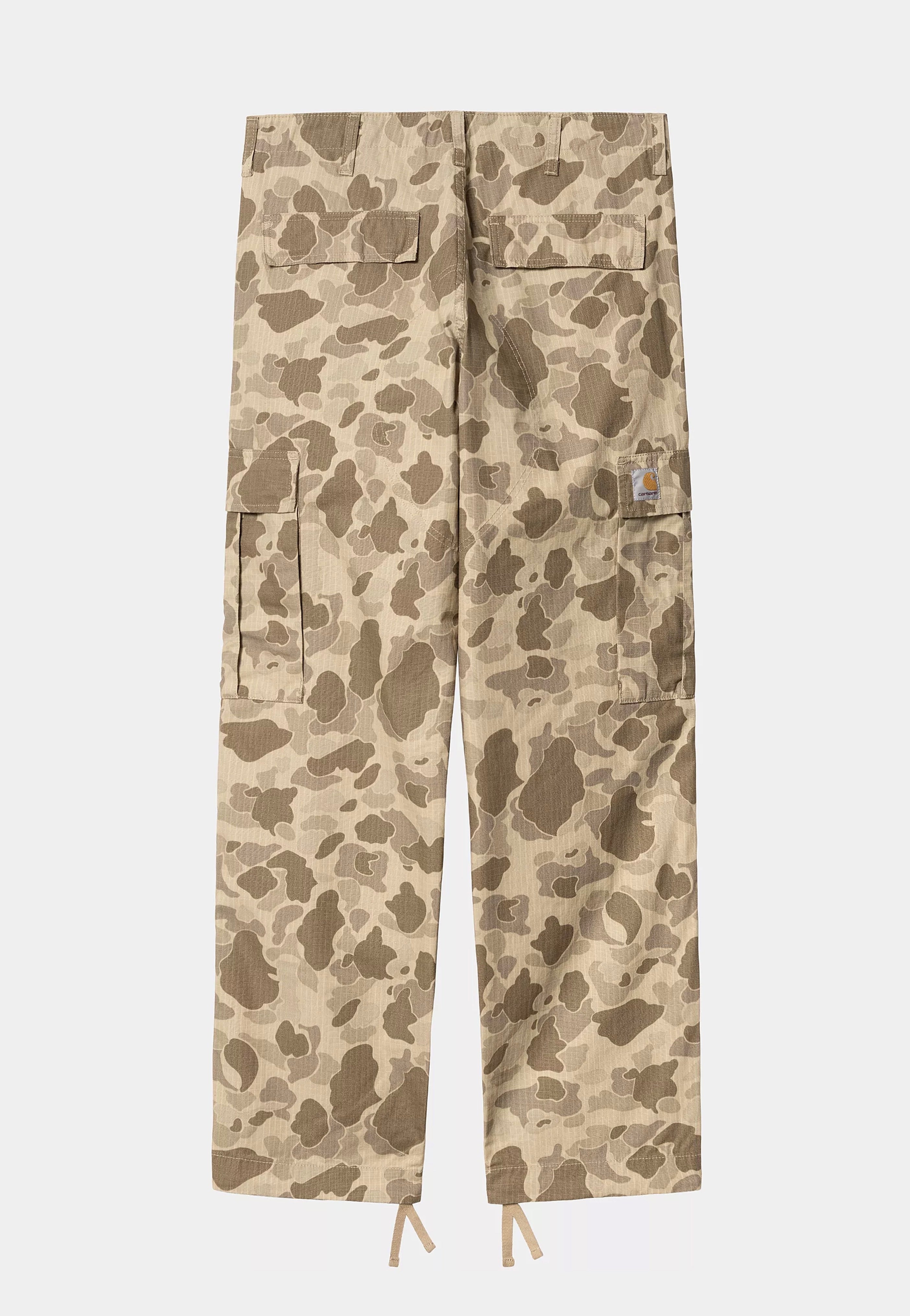 Carhartt WIP - Regular Cargo Rinsed Camo Duck/Desert - Pants | Men-Image