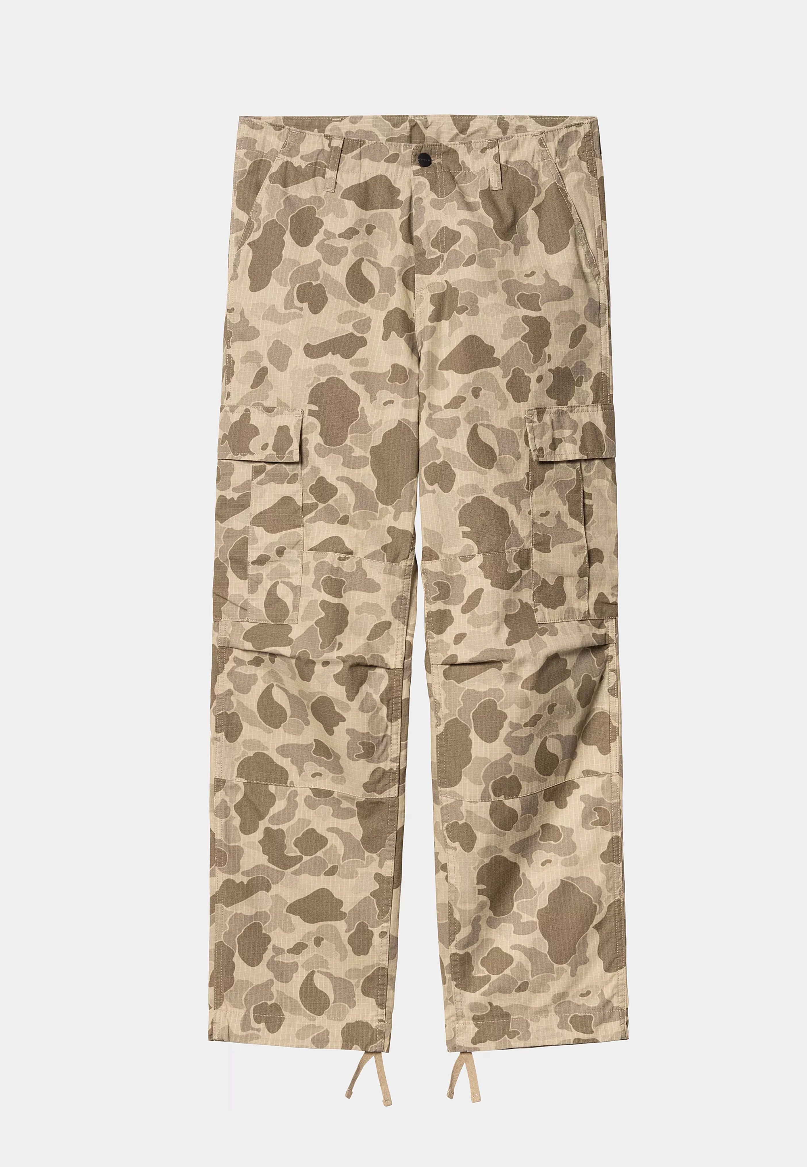 Carhartt WIP - Regular Cargo Rinsed Camo Duck/Desert - Pants | Men-Image