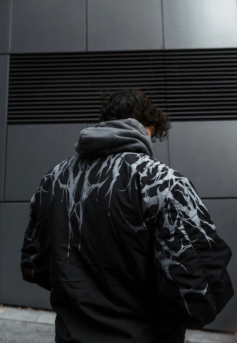 Stay Cold Apparel - Reign Of Blood Acid Washed - Jacket | Neutral-Image