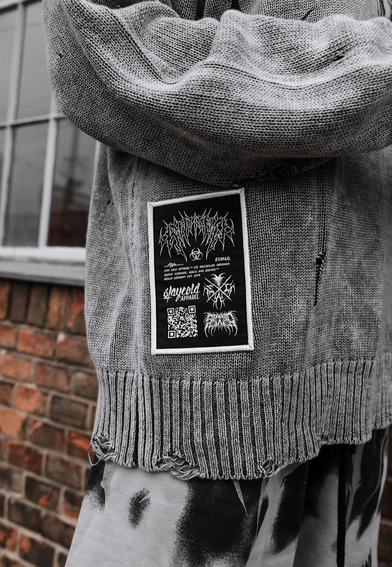 Stay Cold Apparel - Reign Of Blood Grey Bleach - Pullover | Neutral-Image