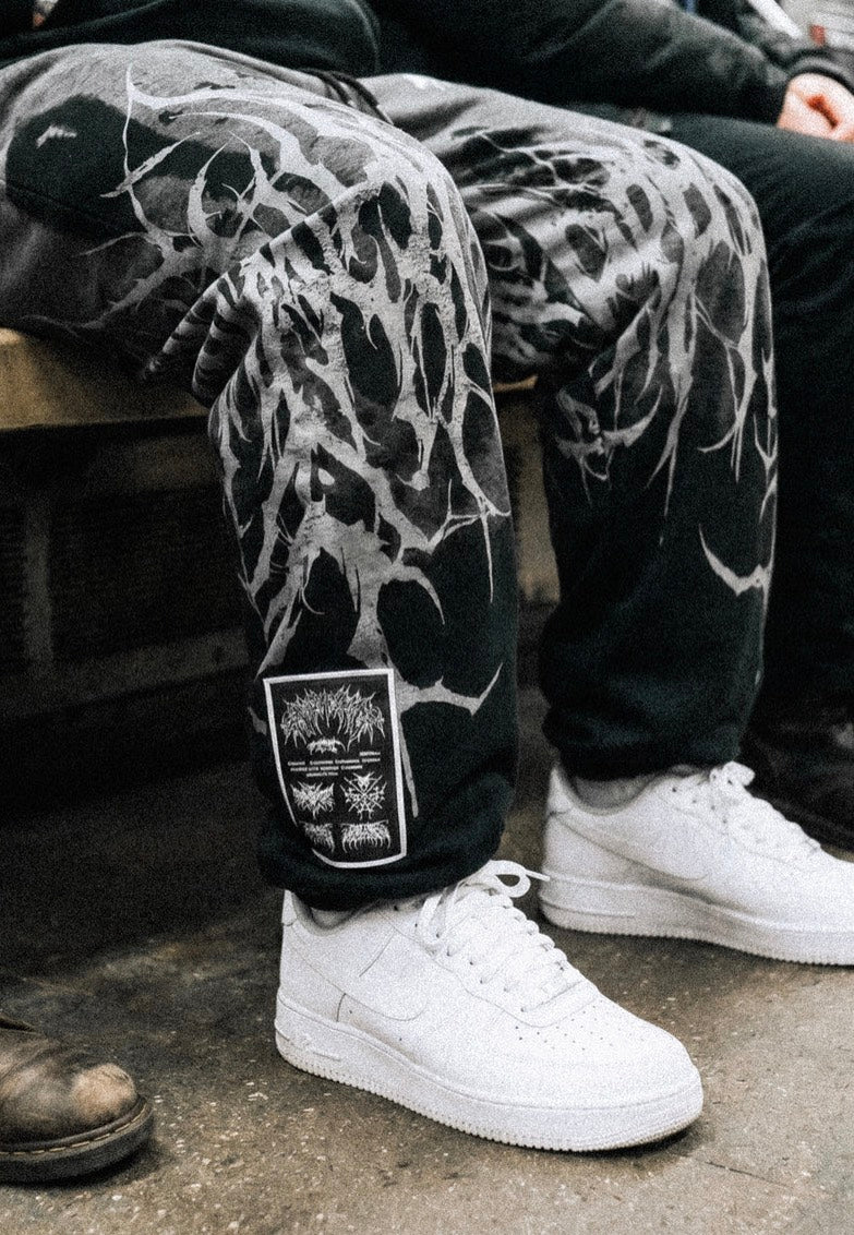 Stay Cold Apparel - Reign Of Blood Grey Dye - Sweat Pants | Men-Image