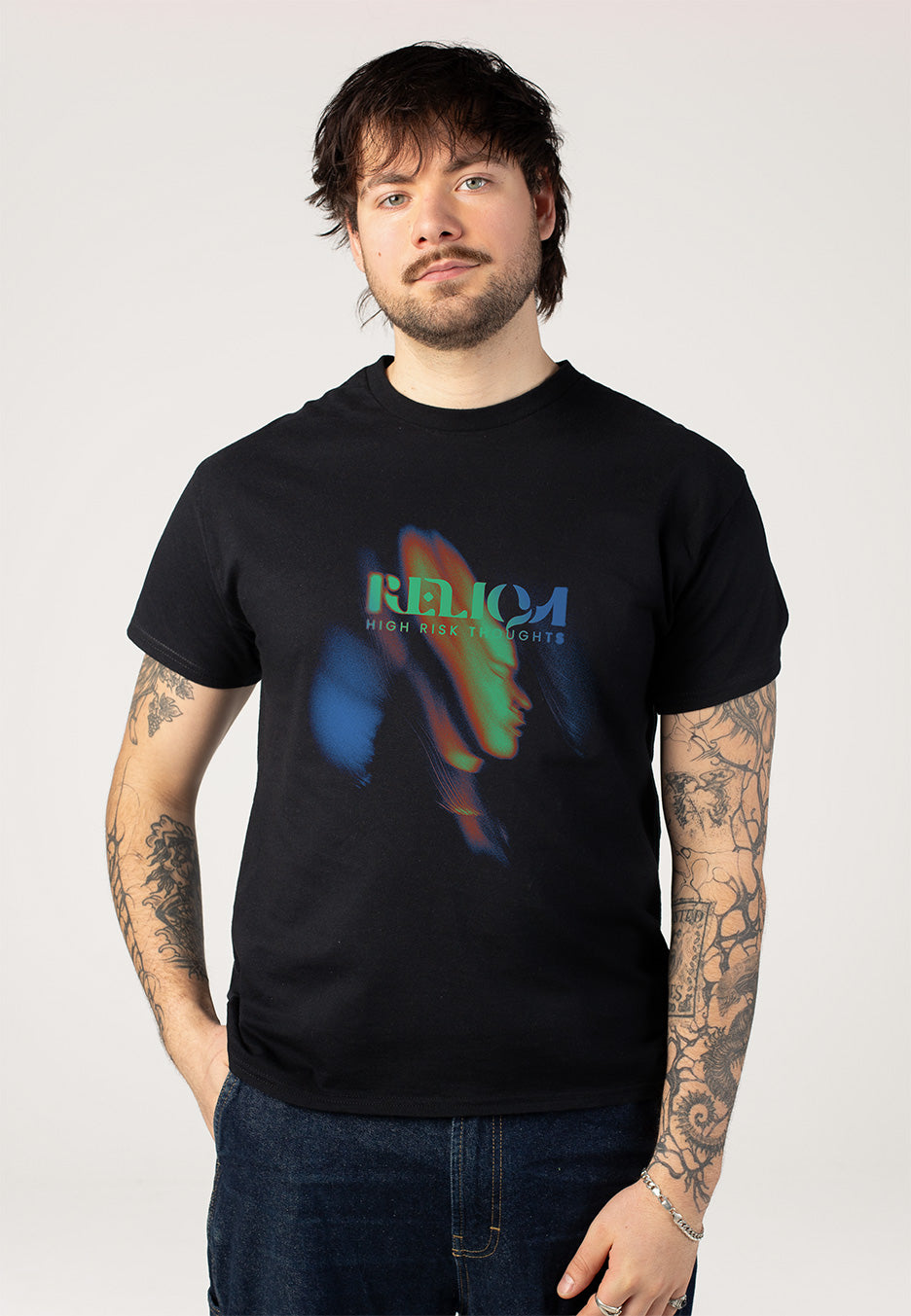 Reliqa High Risc Thoughts Cover T-Shirt | Men-Image