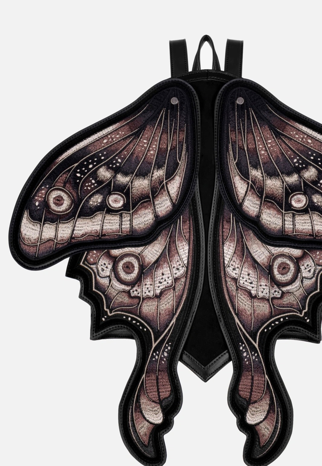 Restyle Ashira Moth Black Backpack | Neutral-Image