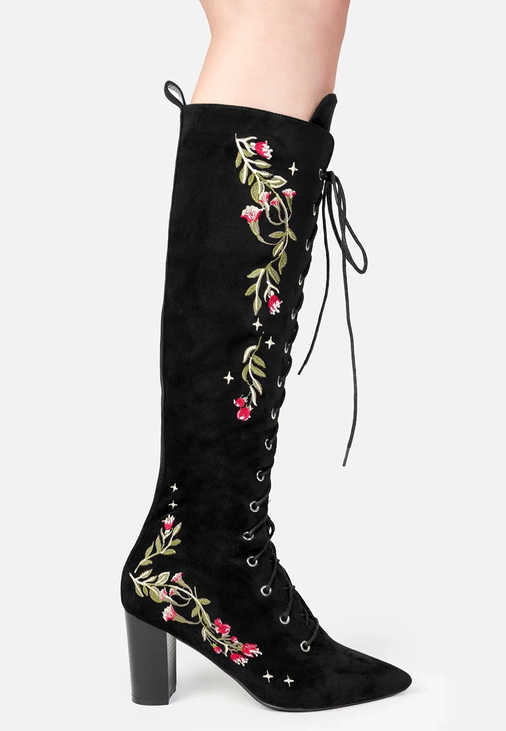 Restyle - Astrantia Knee High Black - Girl Shoes | Women-Image