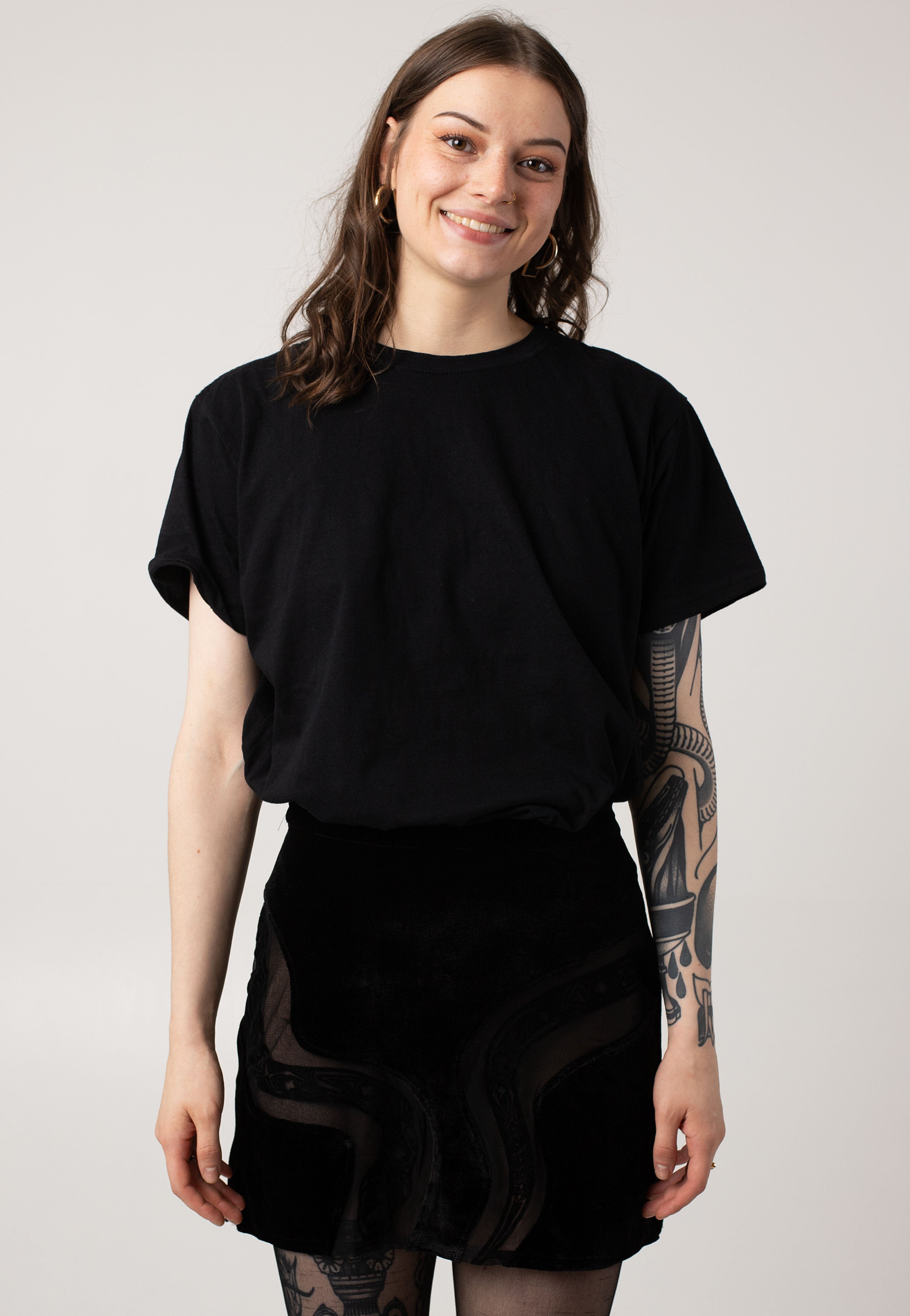 Restyle - Cathedral Snake Mini Black - Skirt | Women-Image