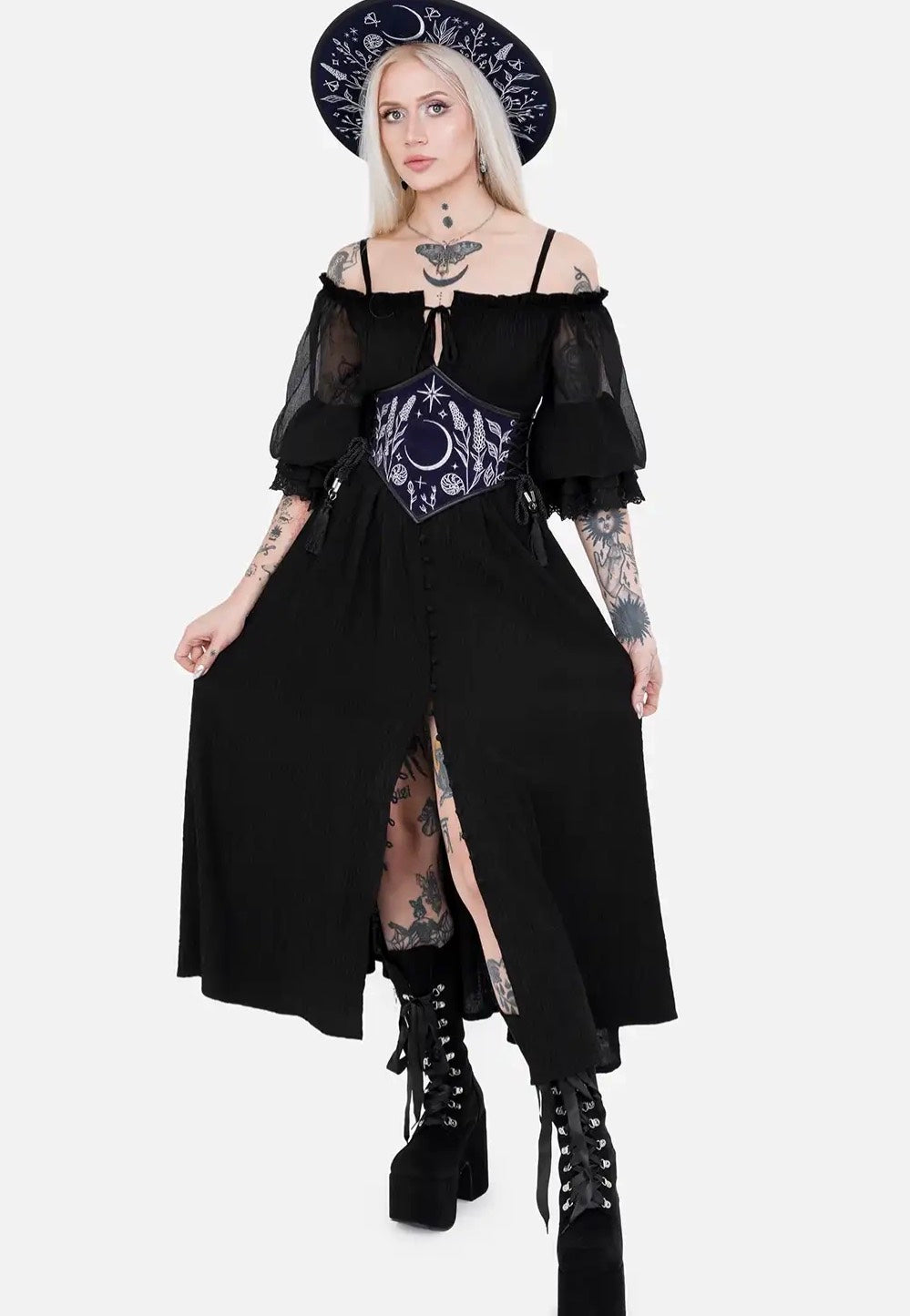 corset belt for dress Restyle - Celestial - Gothic Witchy Corset Belt