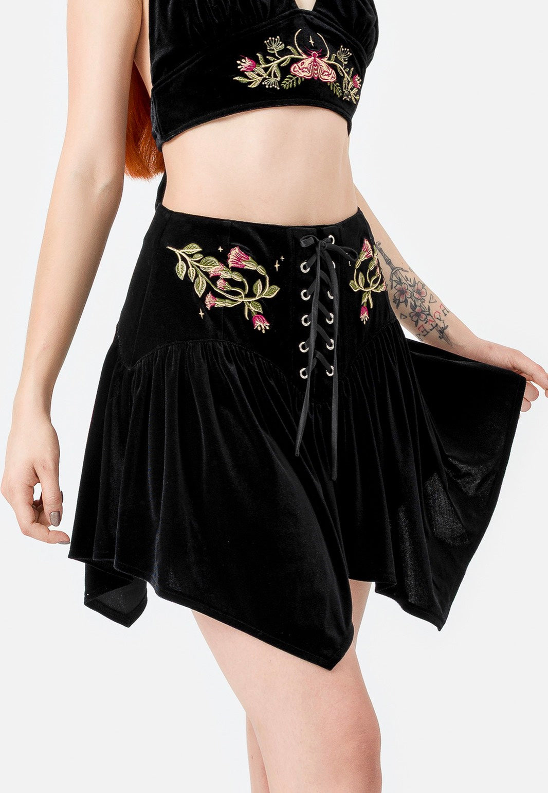 Restyle - Dark Botany Black - Skirt | Women-Image