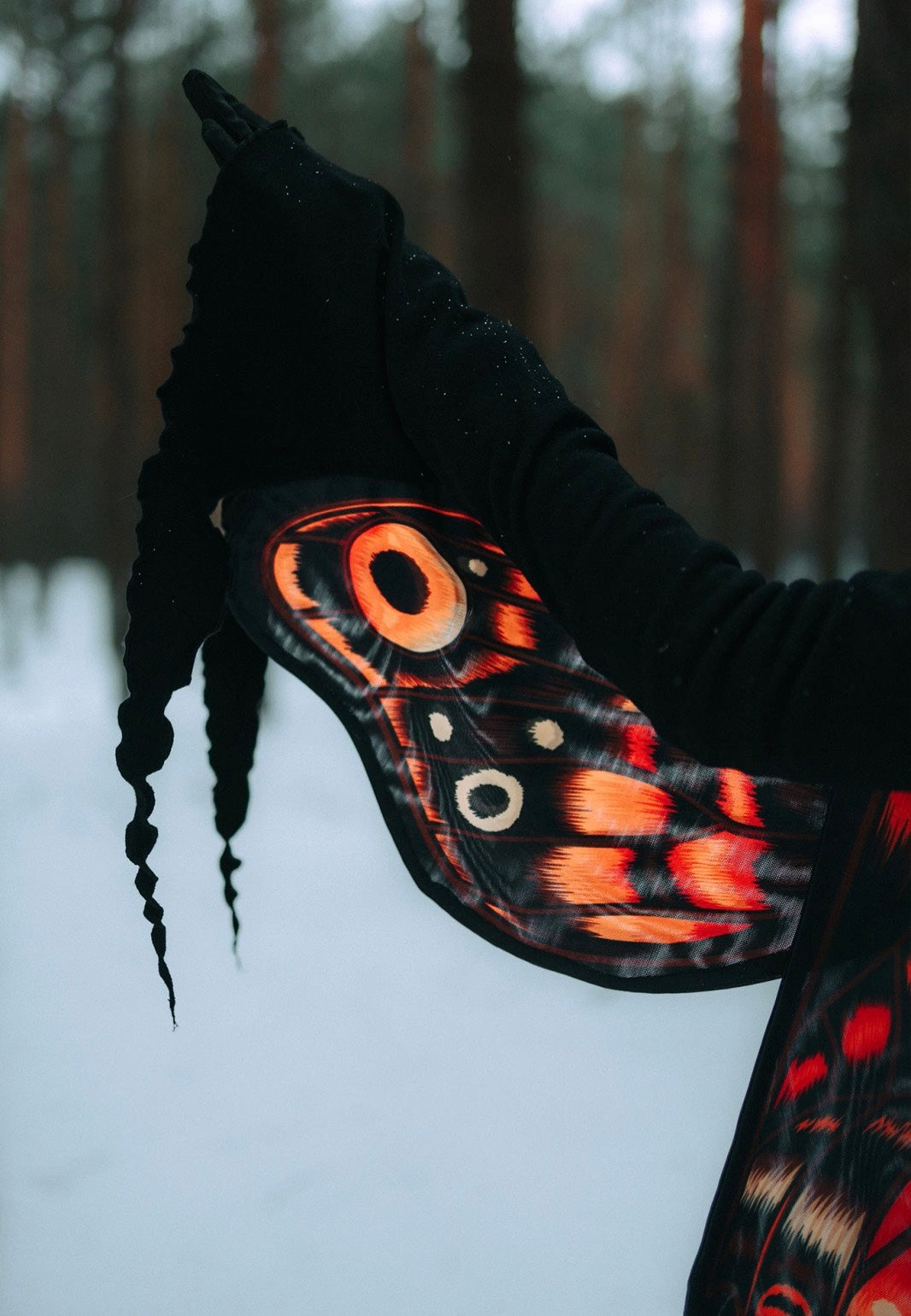 Restyle - Ignis Moth Black - Cardigan | Women-Image