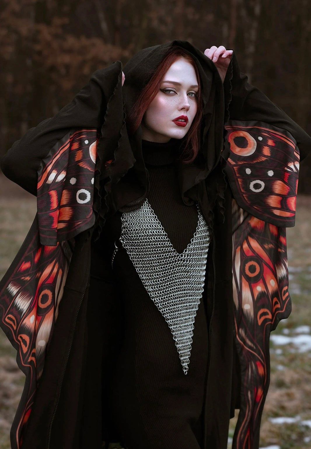 Restyle - Ignis Moth Black - Cardigan | Women-Image